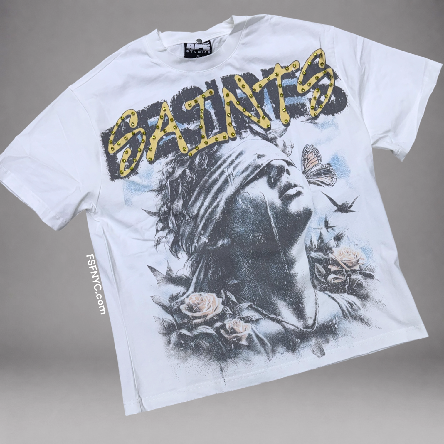 Space - Blindfold T-shirt - White - TS04 -
