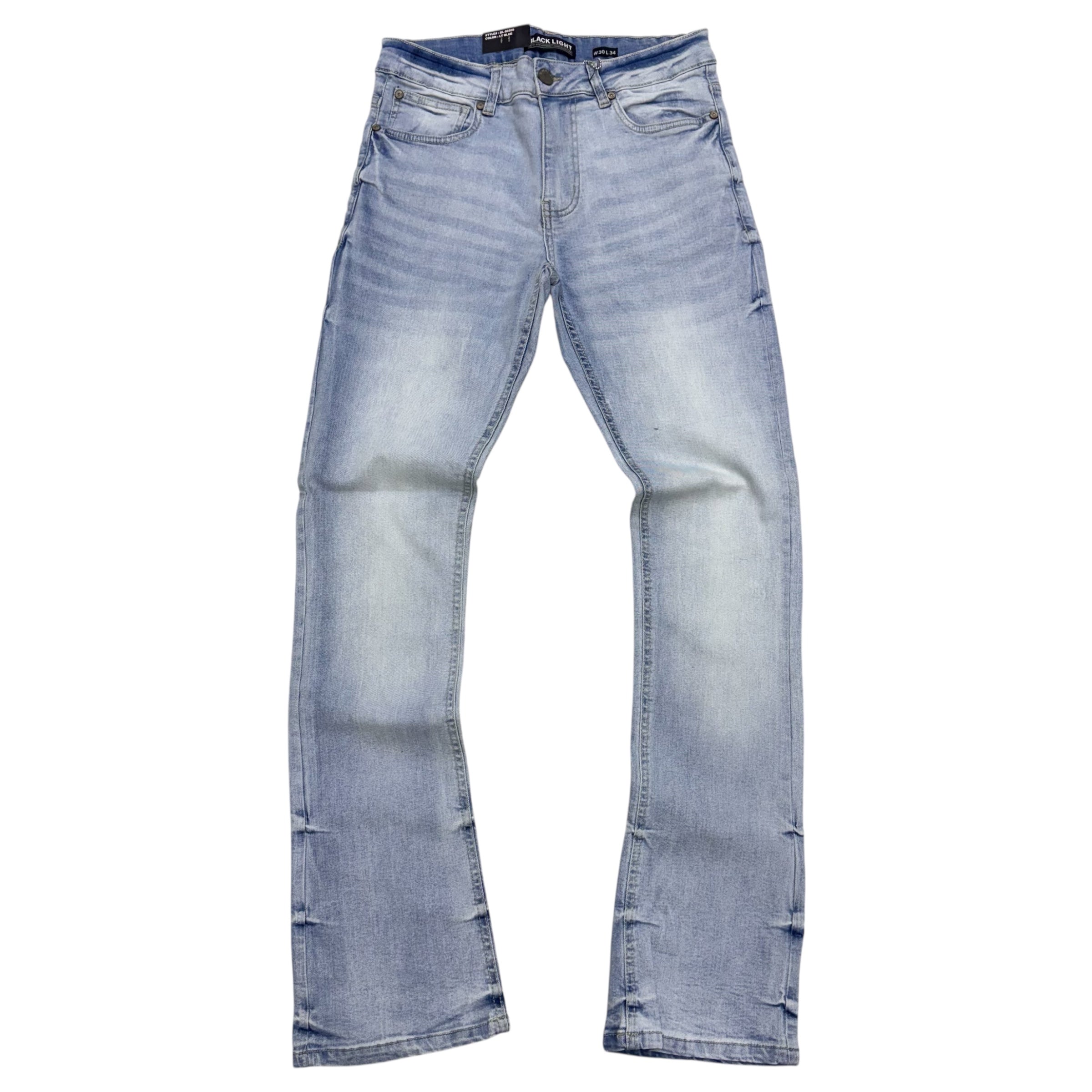 Stacked Clean Denim Light Blue 80500