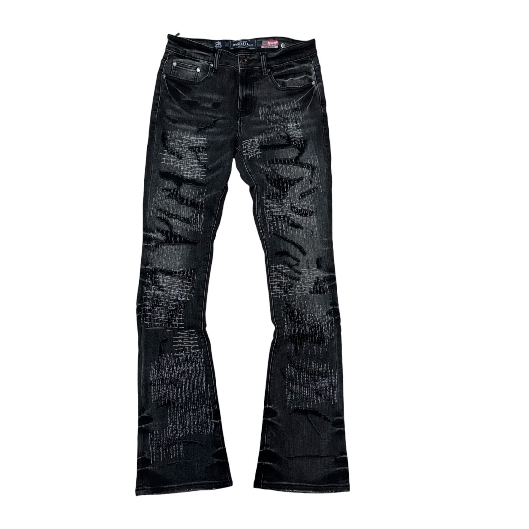 DMT Stacked Black Denim 004