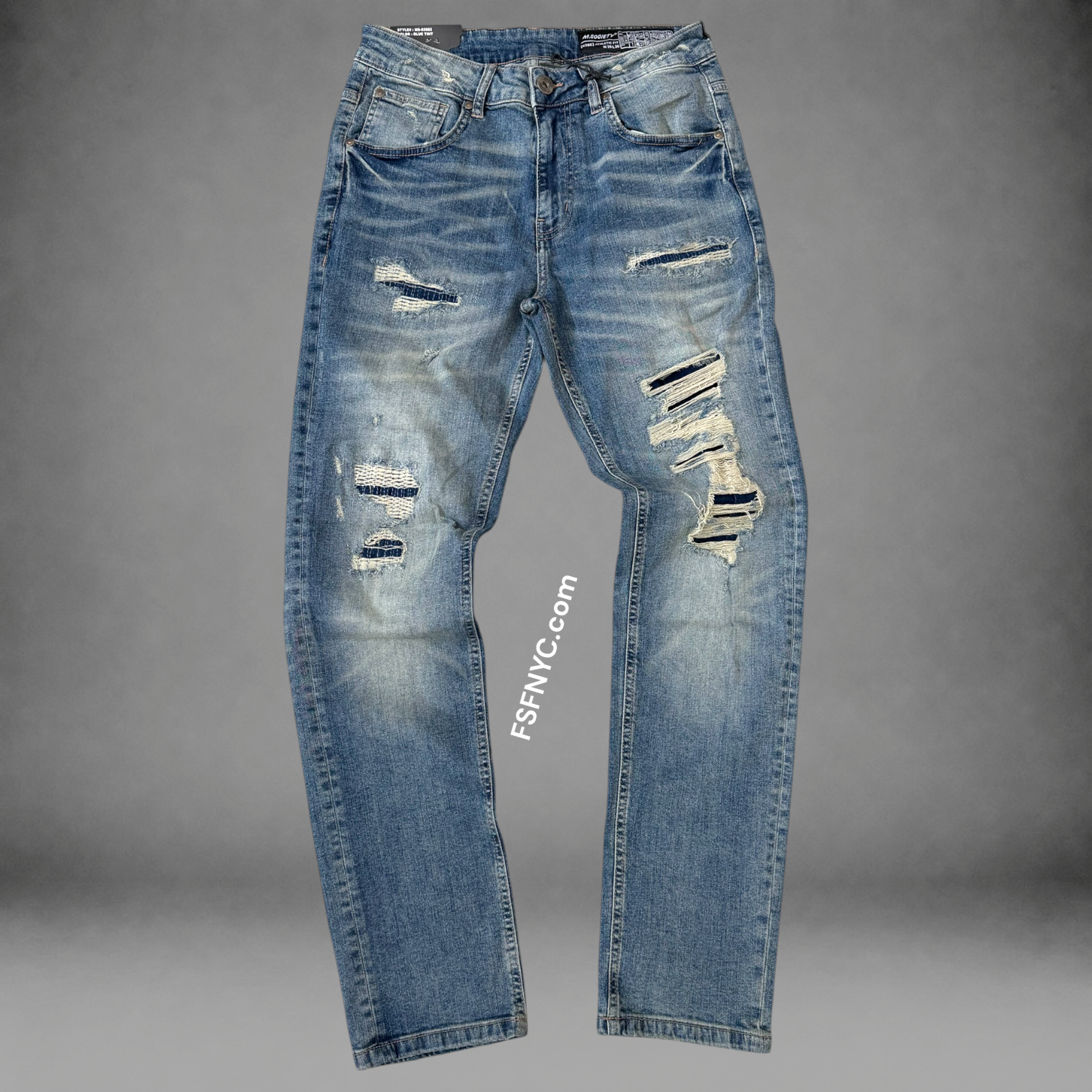 MS - Slim Fit Denim Jeans - Blue Tint 82682