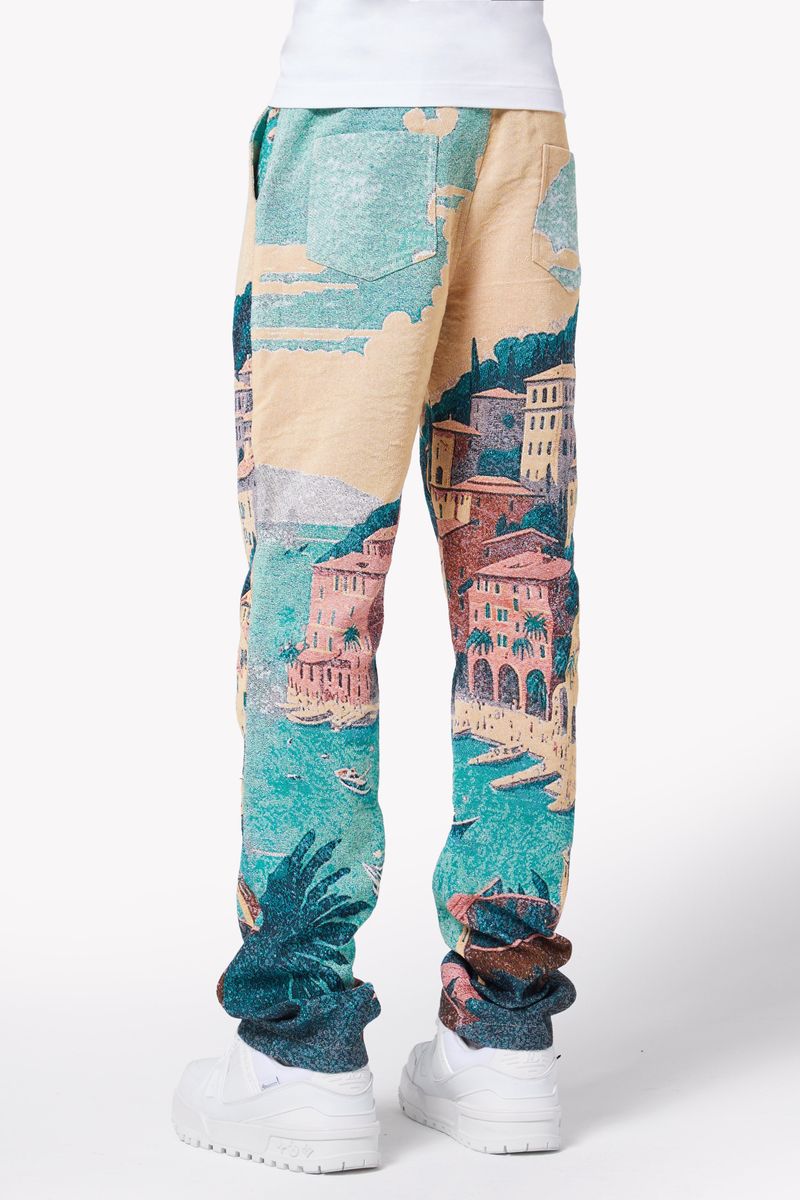 Guapi Jacquard Tapstry Pants Multi