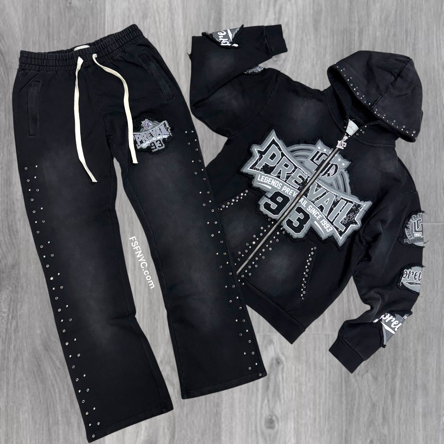 Prevail - The 93 Sweat Suit - Black - 050