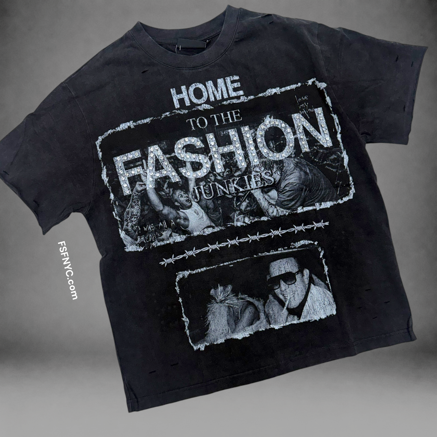 SYN - Fashion T-shirt - Black Wash - 16