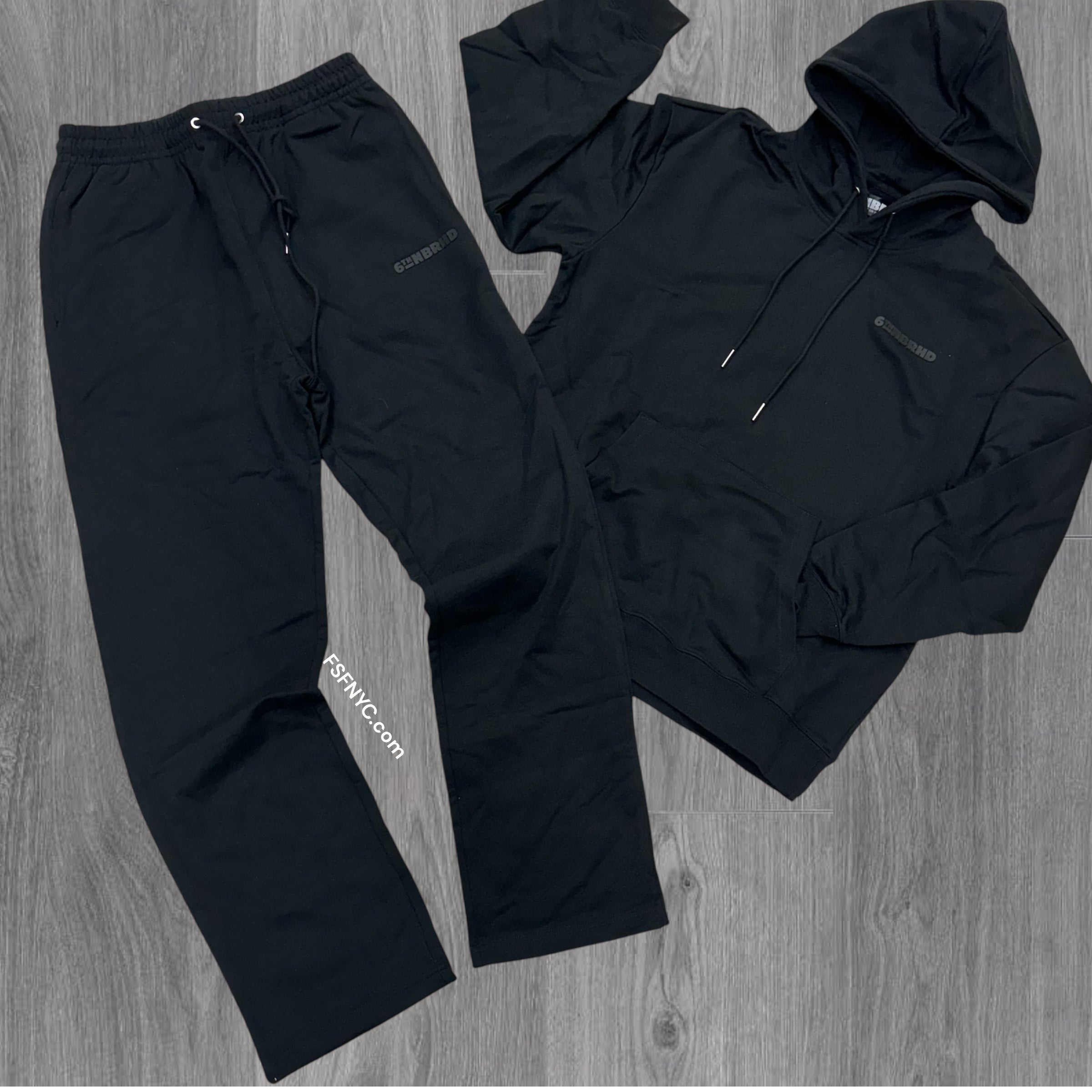 6th NBHRD Straight Fit Set washed Black