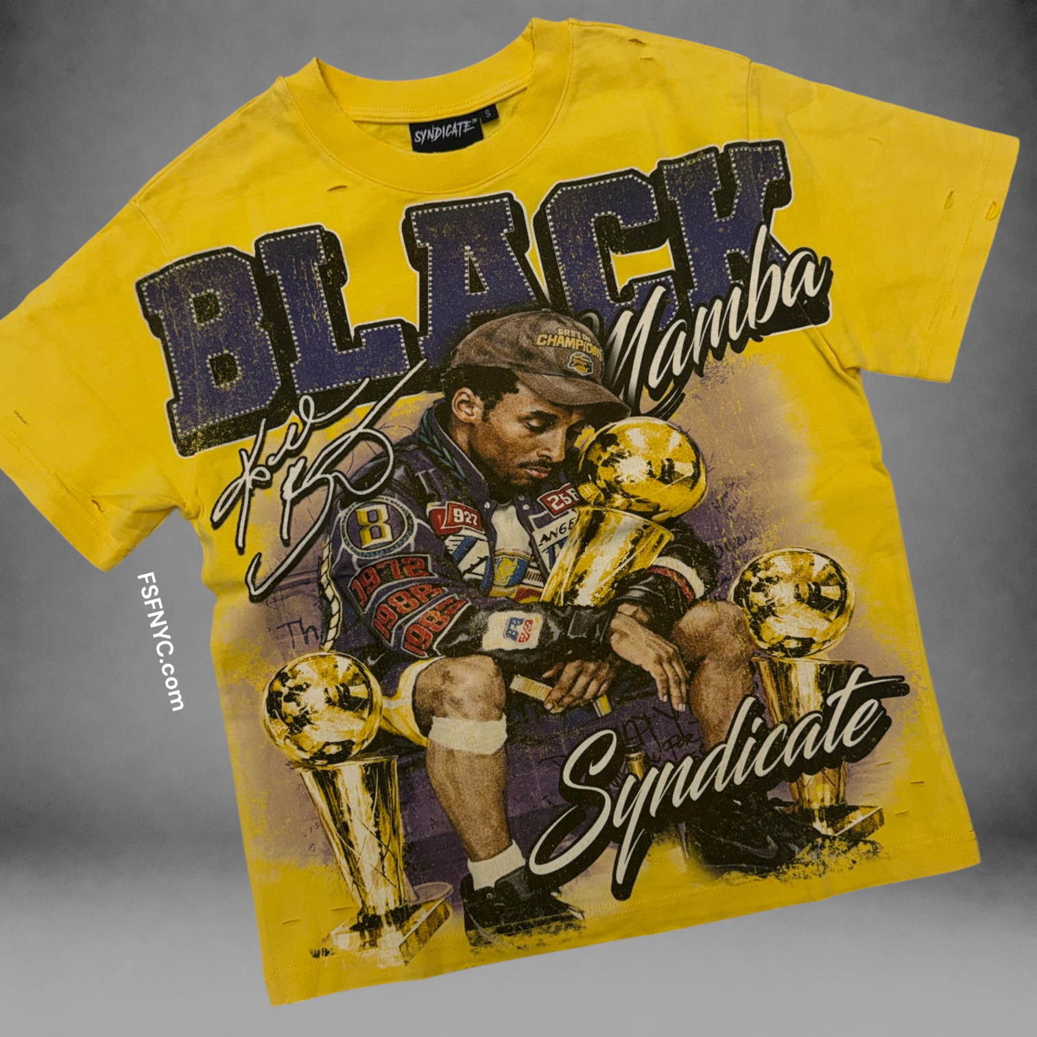 SYN - KB T-shirt - Yellow Wash - 3