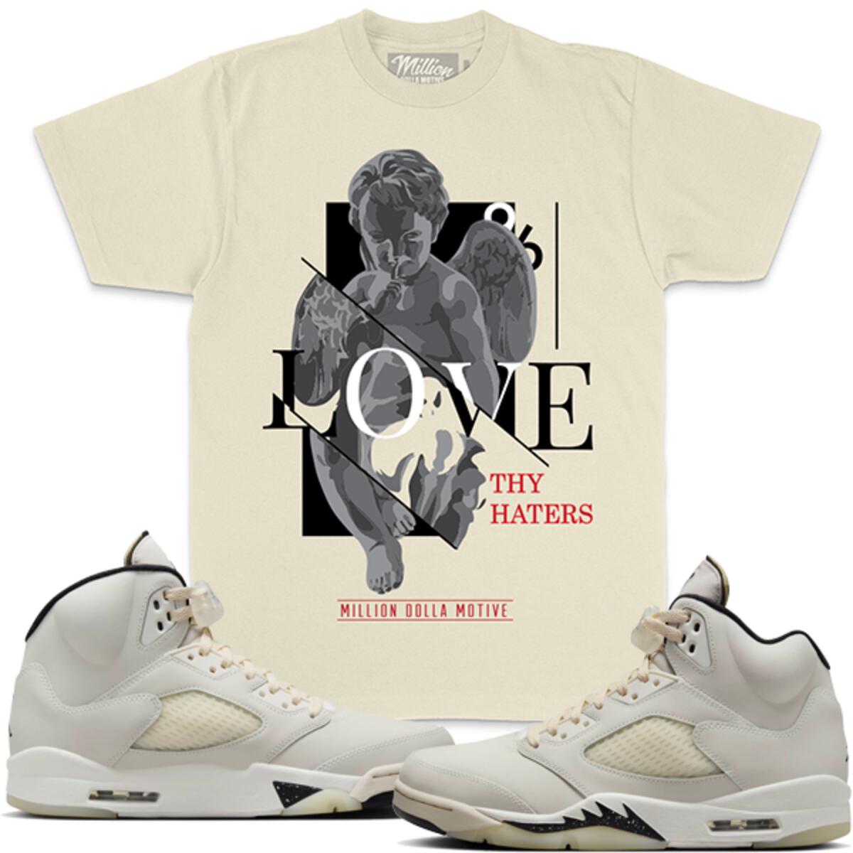 Motive love the haters T-shirt natural