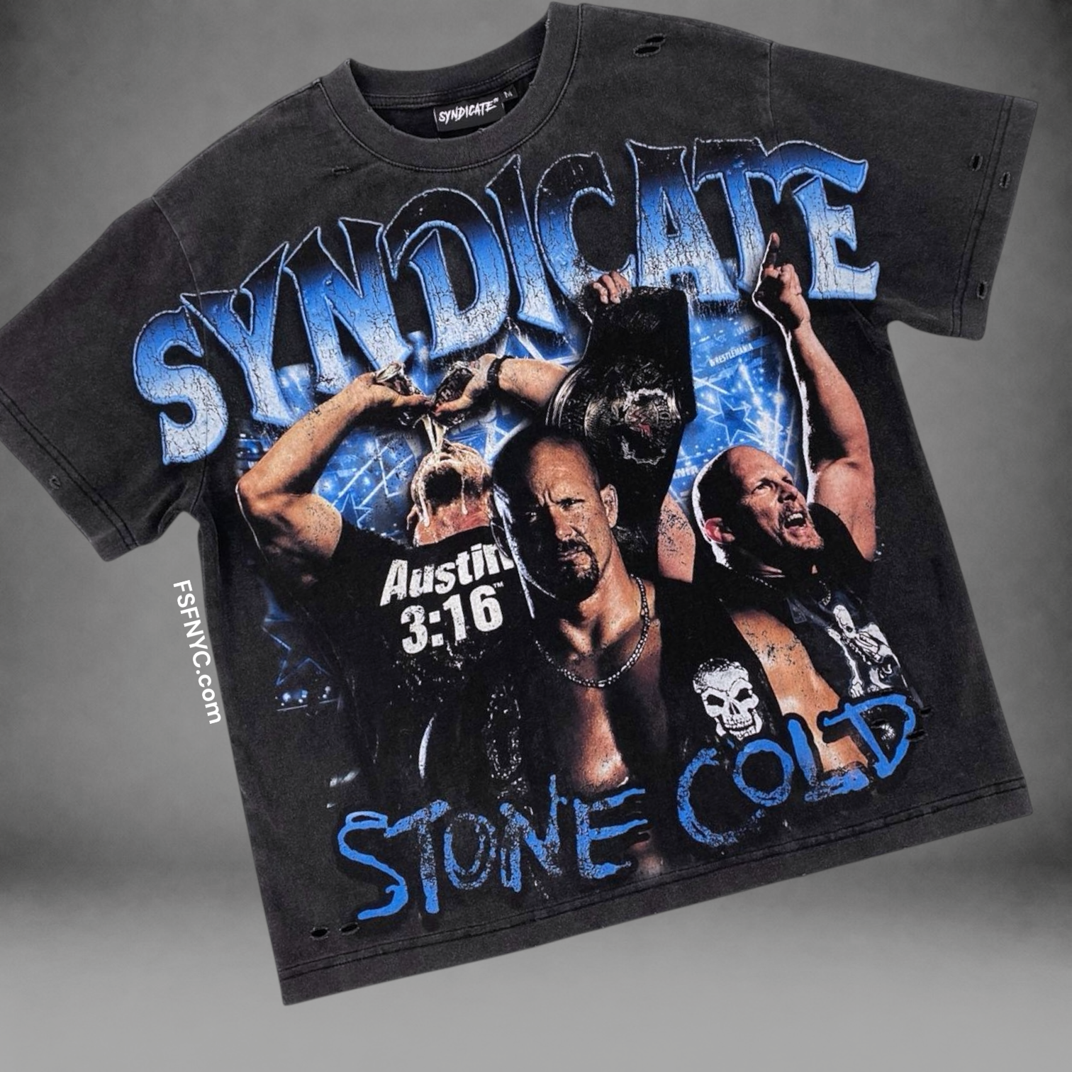 SYN - Stone Cold T-shirt - Black Wash - 5