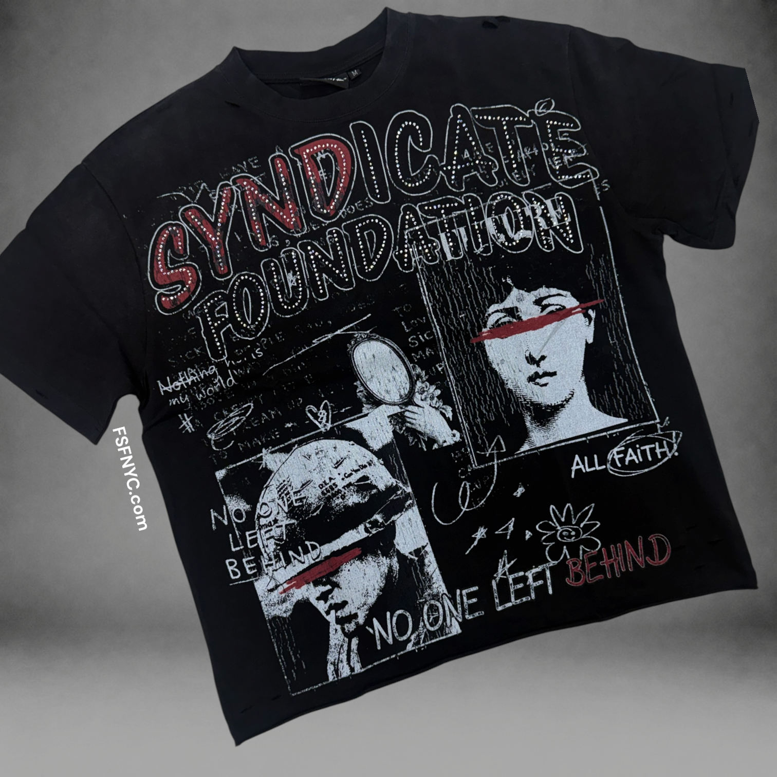 SYN - Left Behind T-shirt - Black - 12