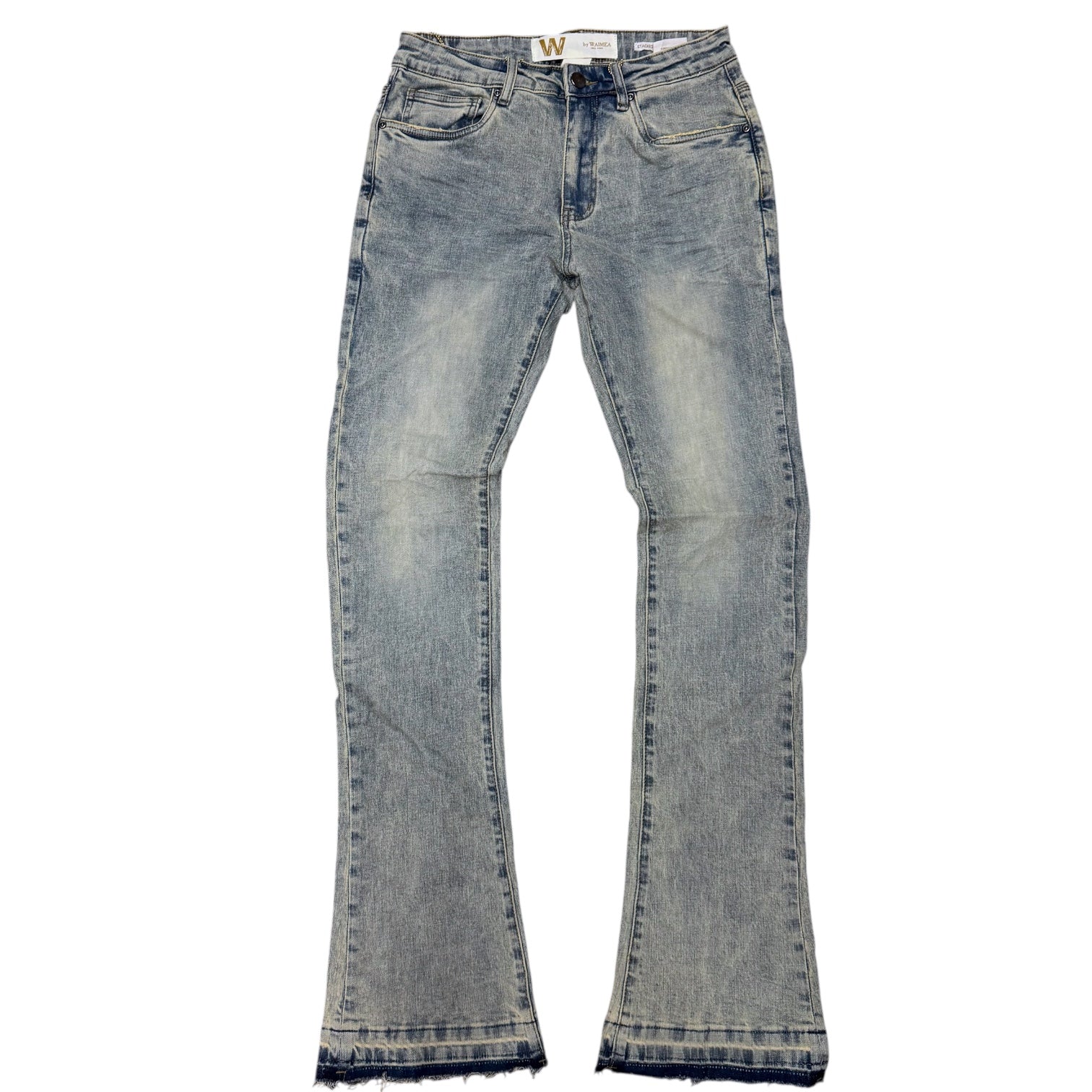 W - Clean Stacked Denim - AntiqueVintage - M8211D