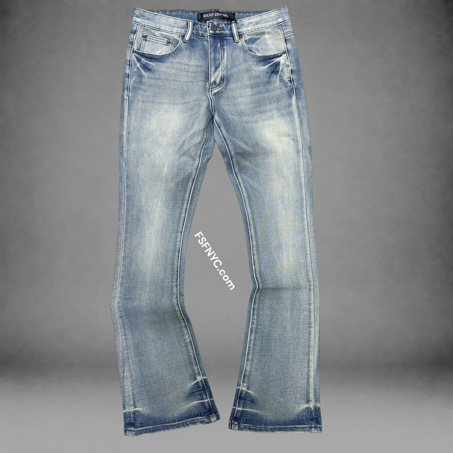 Silnt - Stacked Plain Denim - L. Blue Wash - 011