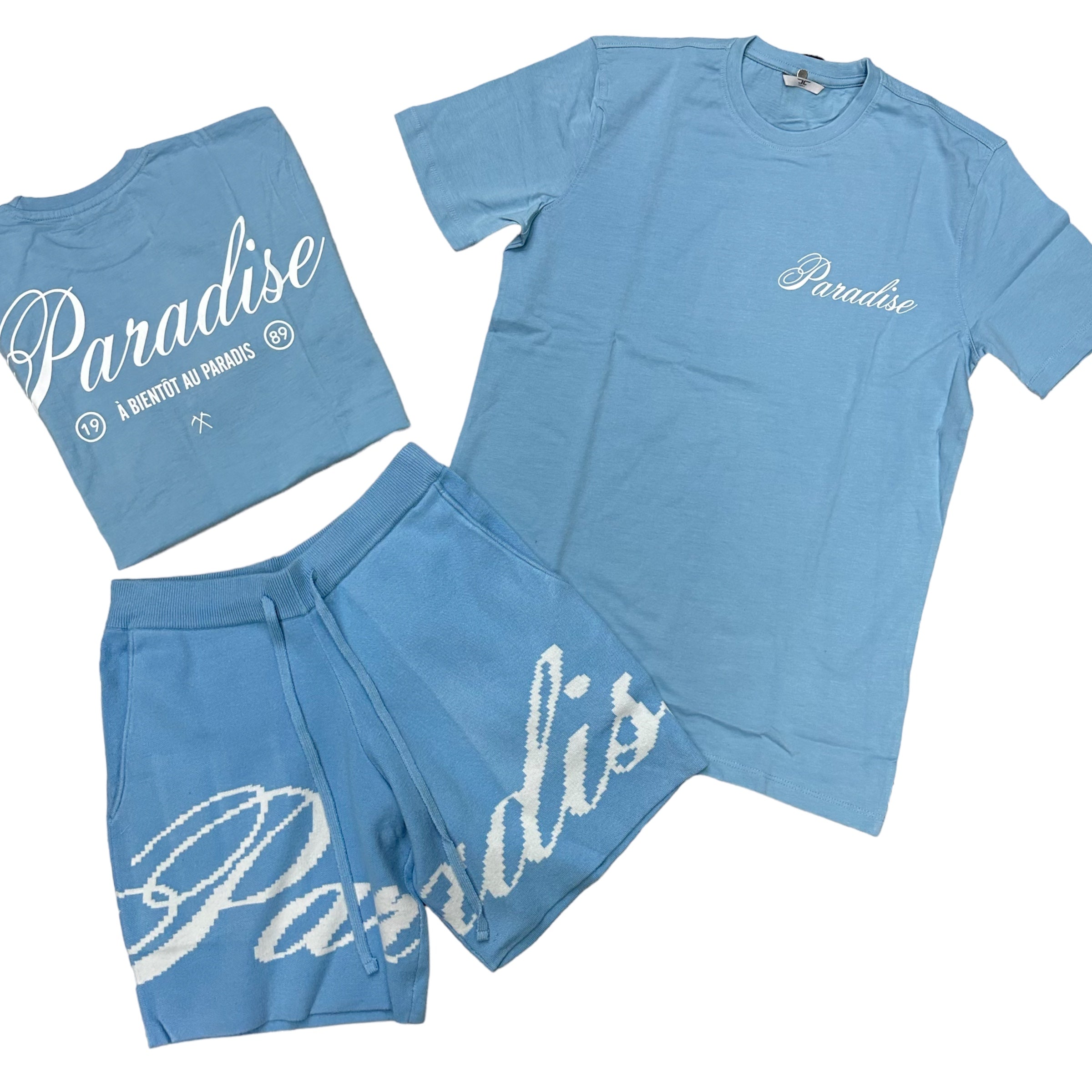 JC See You In Paradise Short Set sky blue 2555