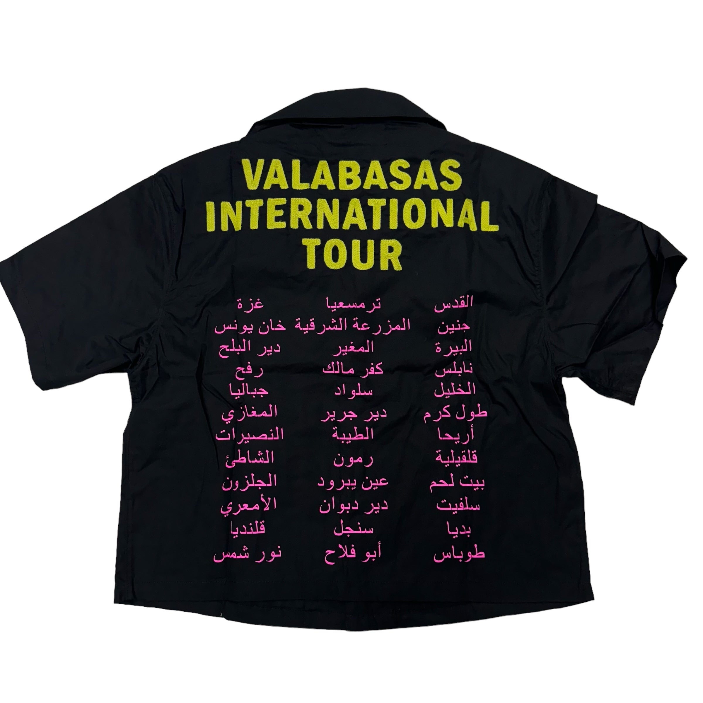 Valabasas Tour Button Down Shirt Black 001