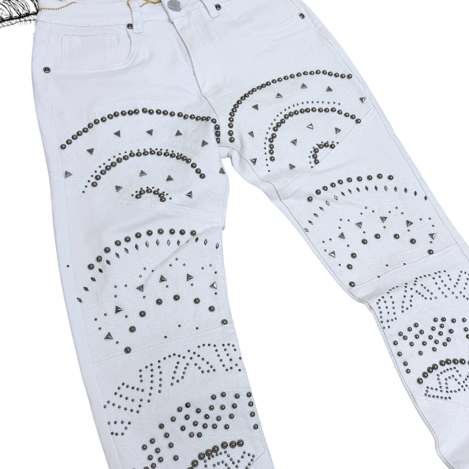 W - Stacked Fashion Denim - White - M8424TA