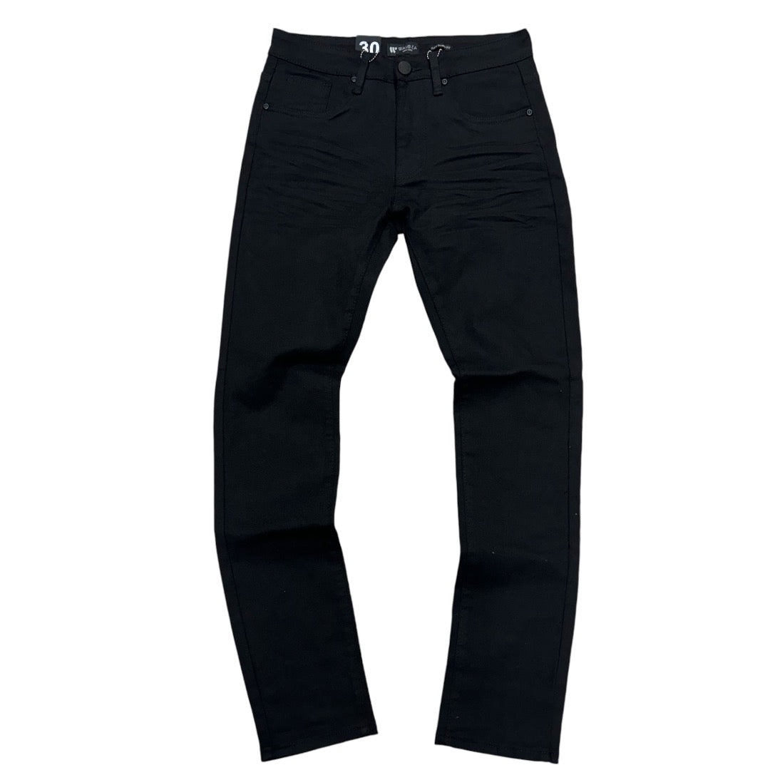 Waimea Plain Skinny jeans Jet Black m8248T