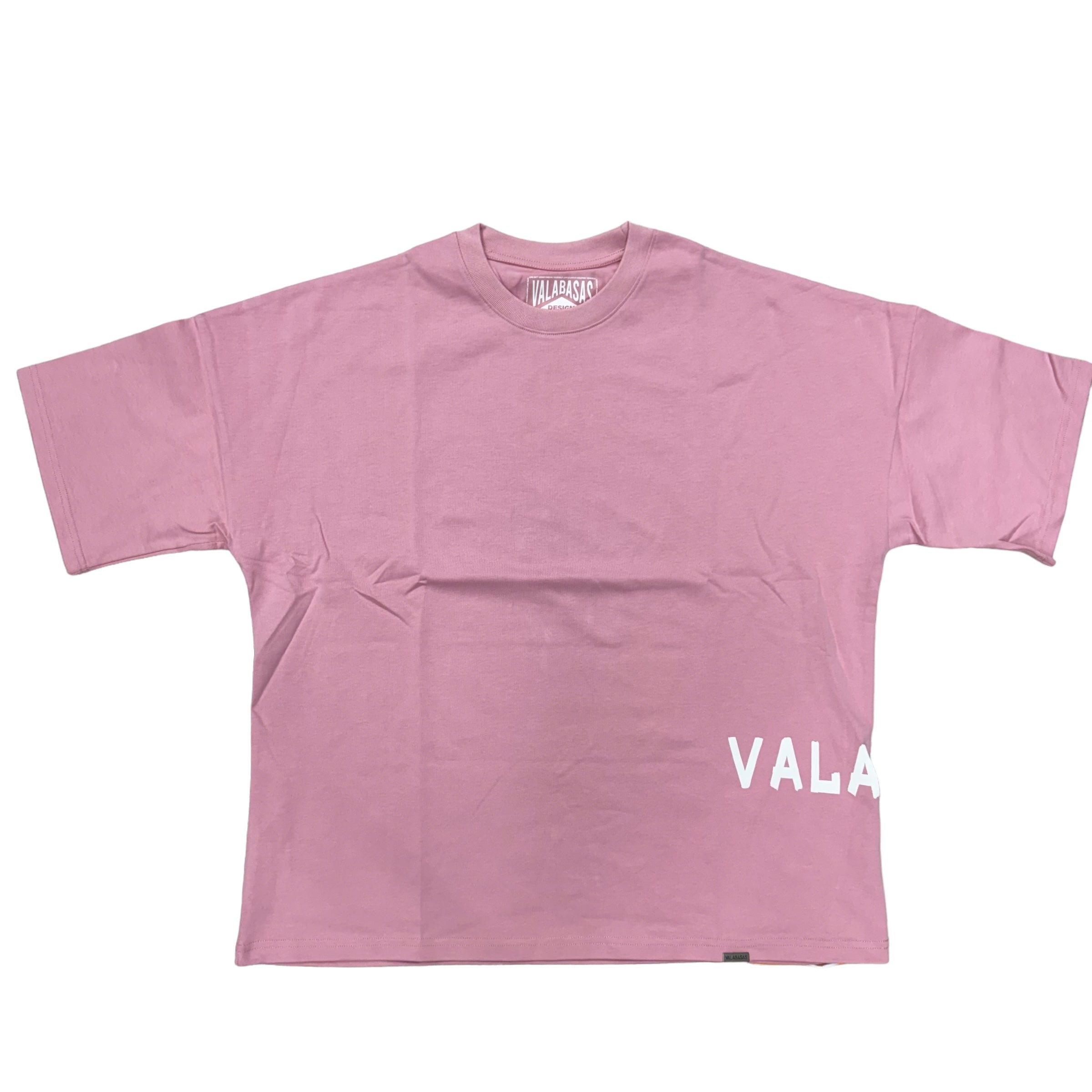 Valabasas Promise Clean Oversized Tee Pink 005