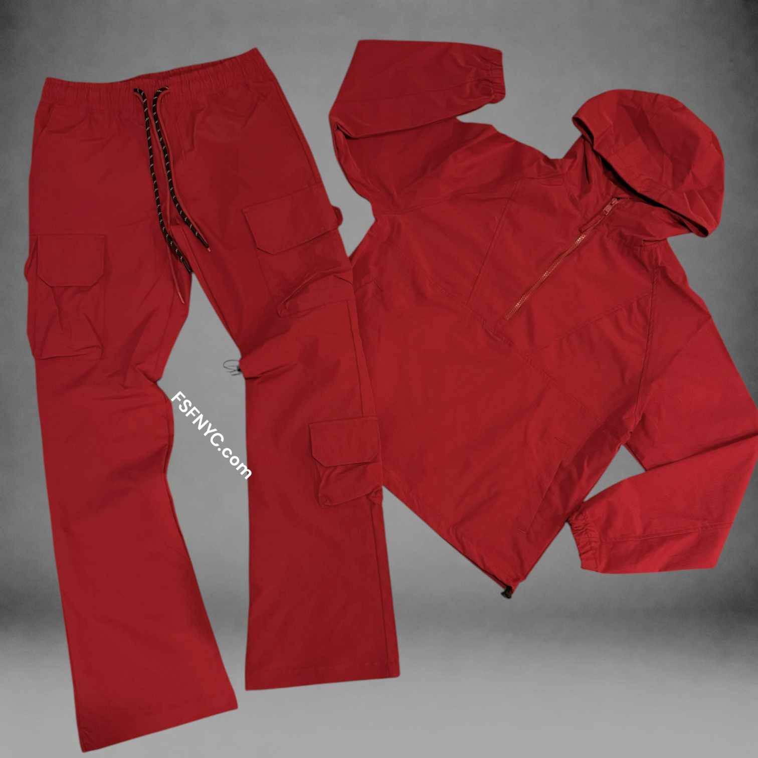 Baruda - windbreaker Anorak Set - DK R. Burgundy  - 802
