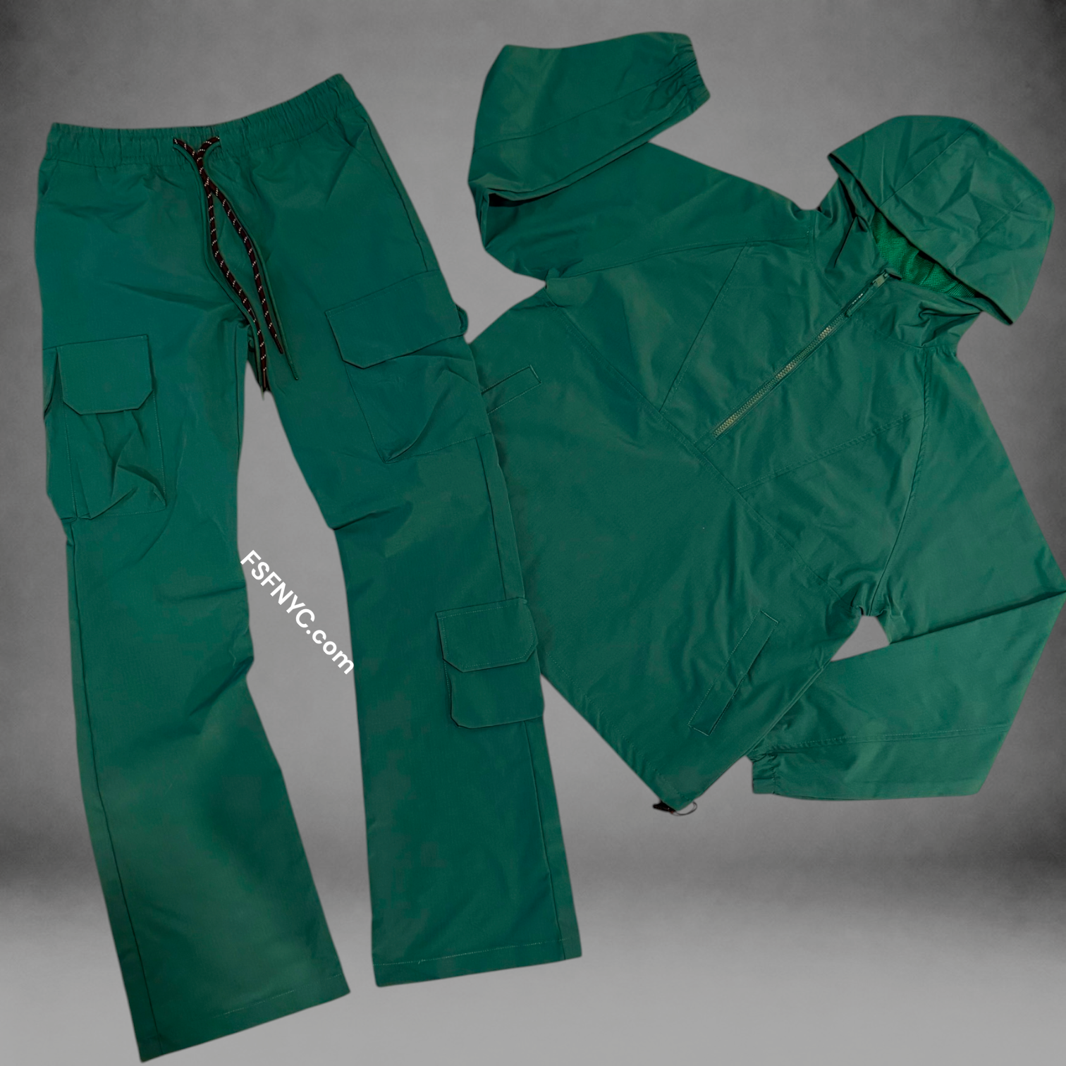 Baruda - windbreaker Anorak Set - H.Green  - 802