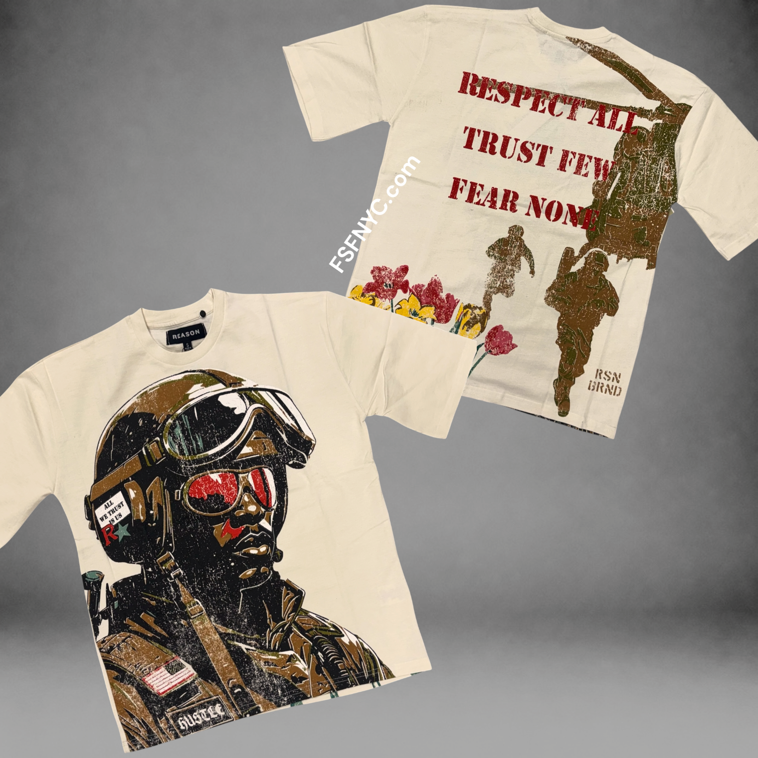 Reason - Soldier Tee - 759 Cream