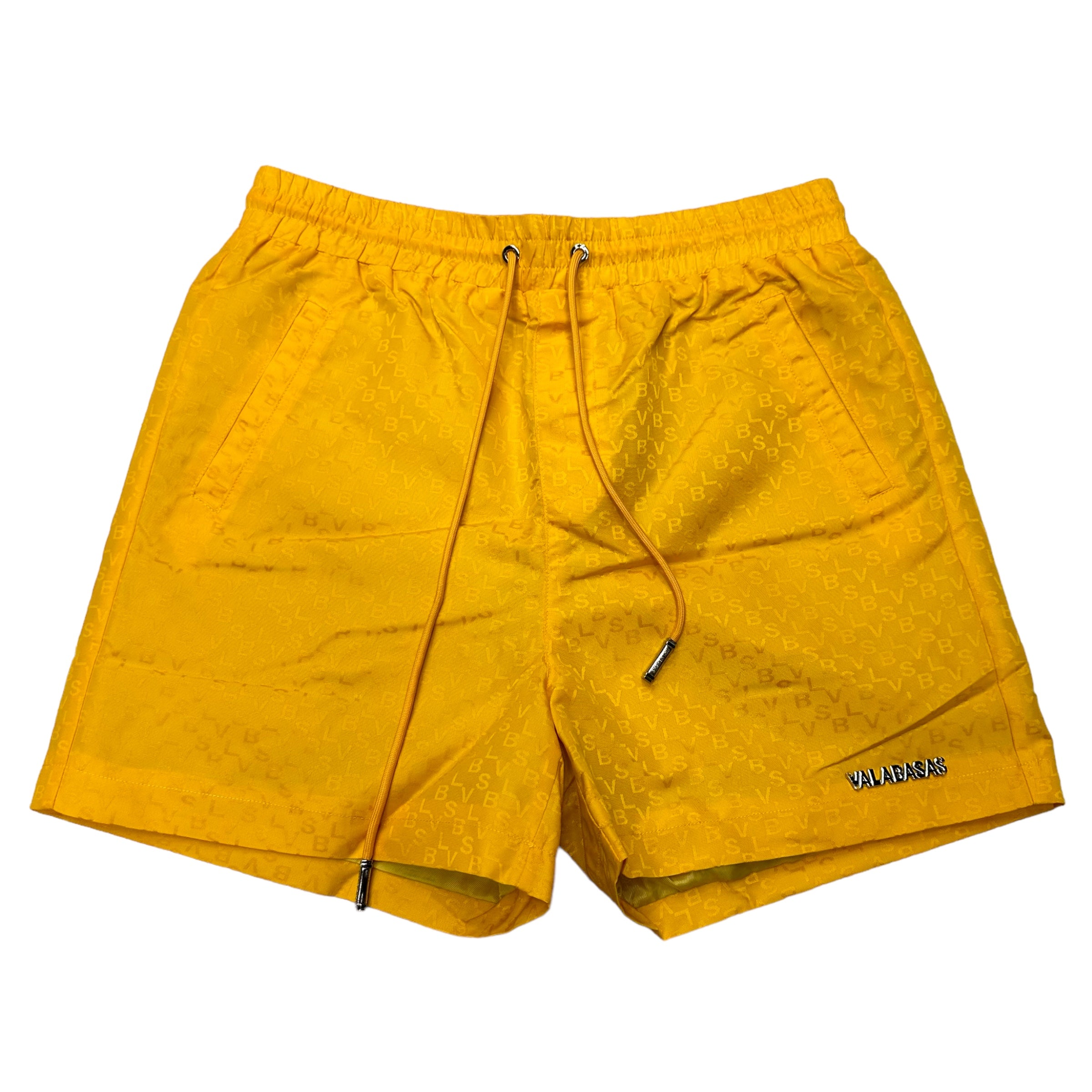 Valabasas Signature Script Nylon shorts Yellow 0235