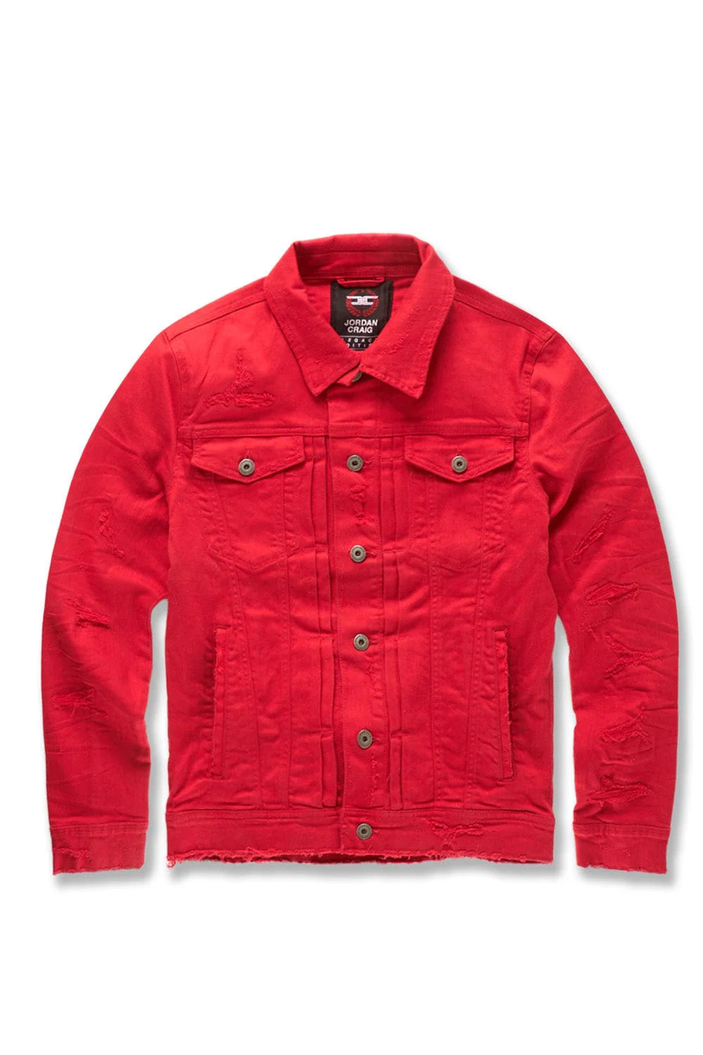 JC Clean Denim Jacket Red JJ990R