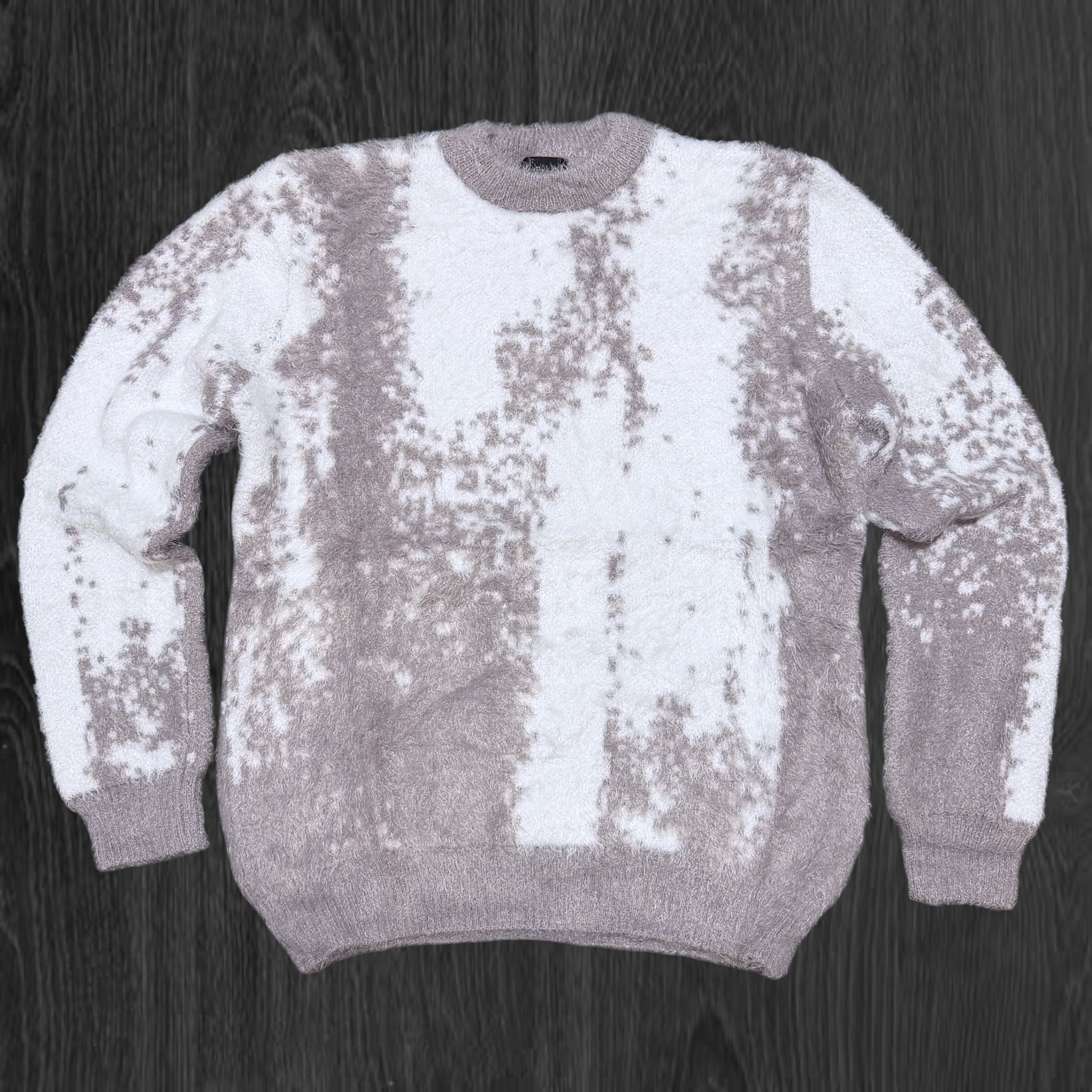 Baruda - Mohair Crew Sweater - Grey- 905