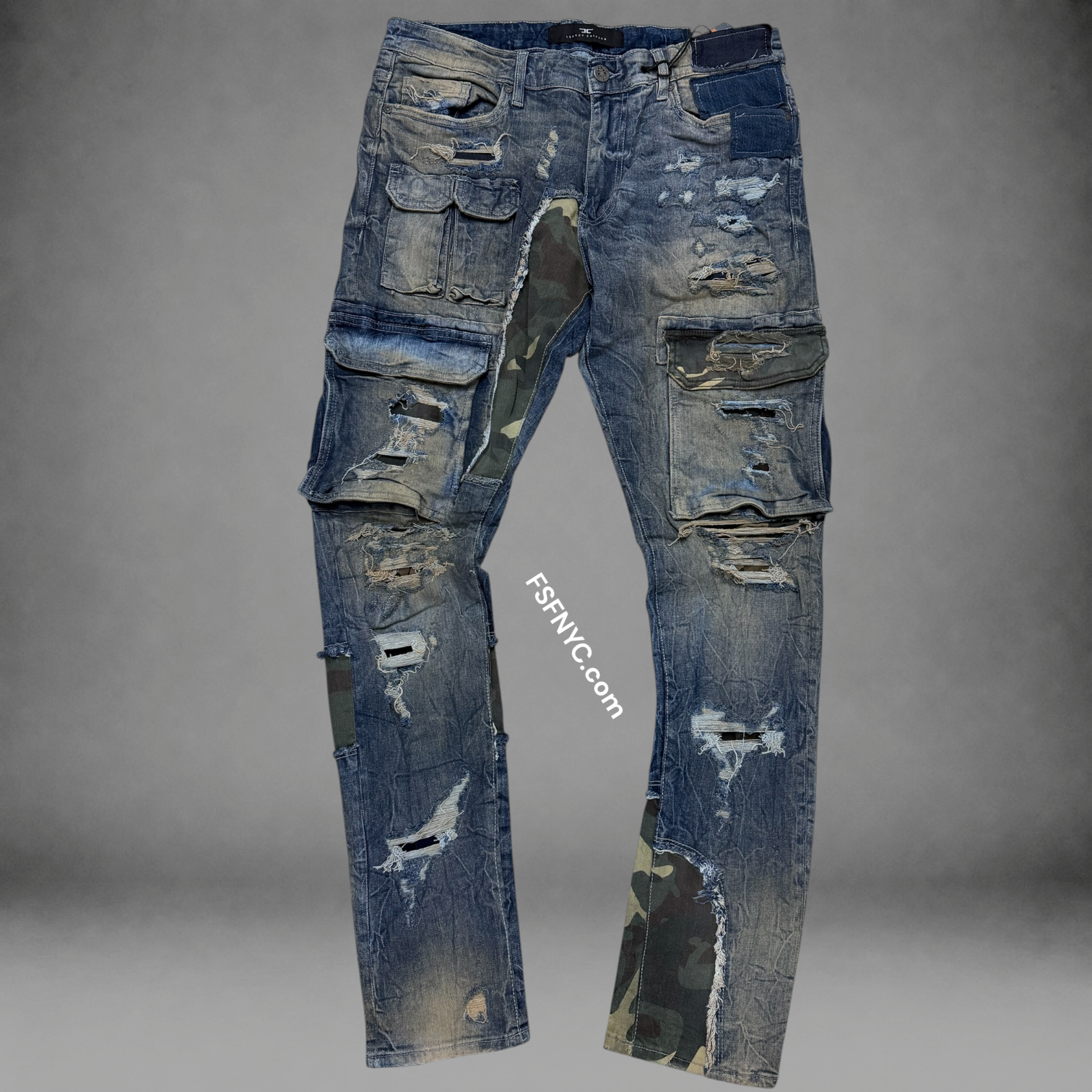 JC - Patched Work Denim - Woodland - JM3481