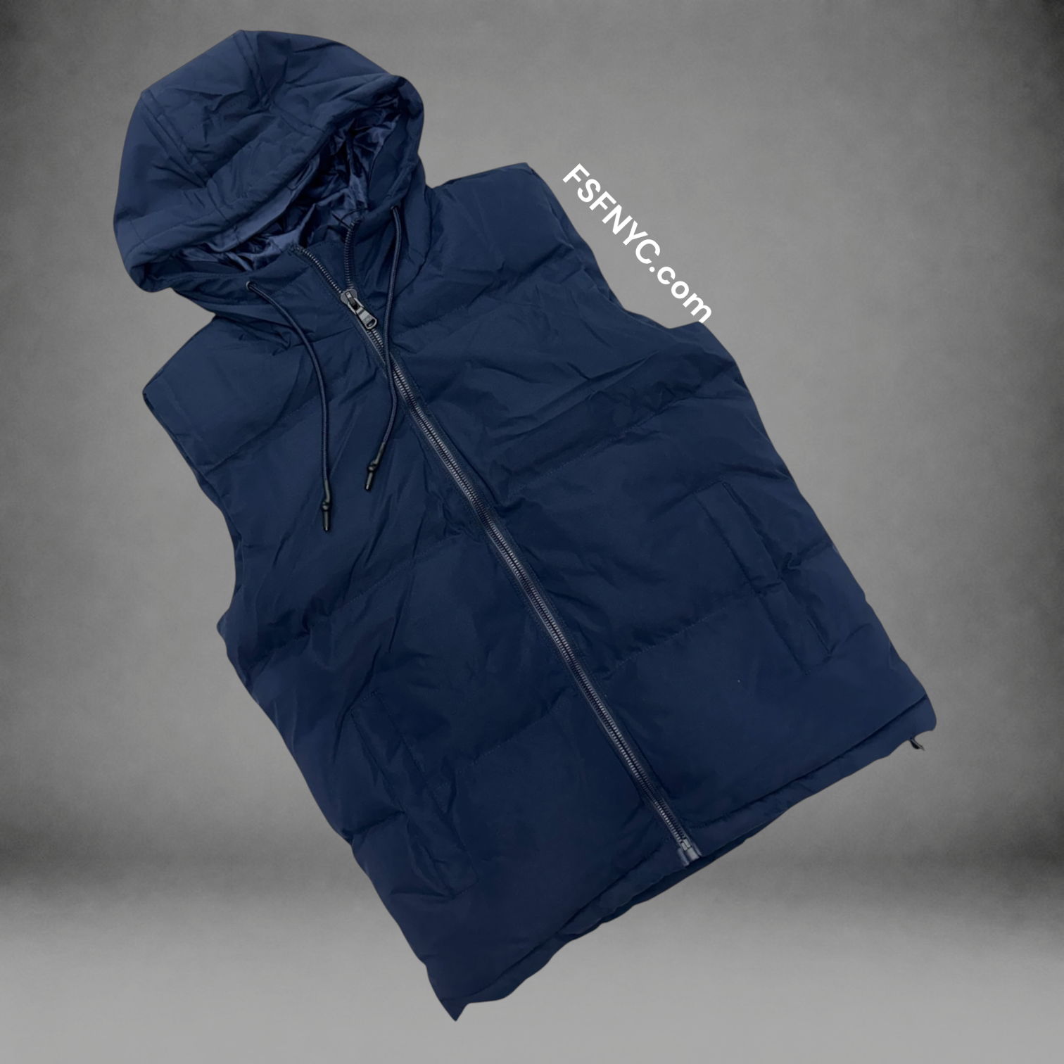 JC - Puffer Vest - Navy 9490