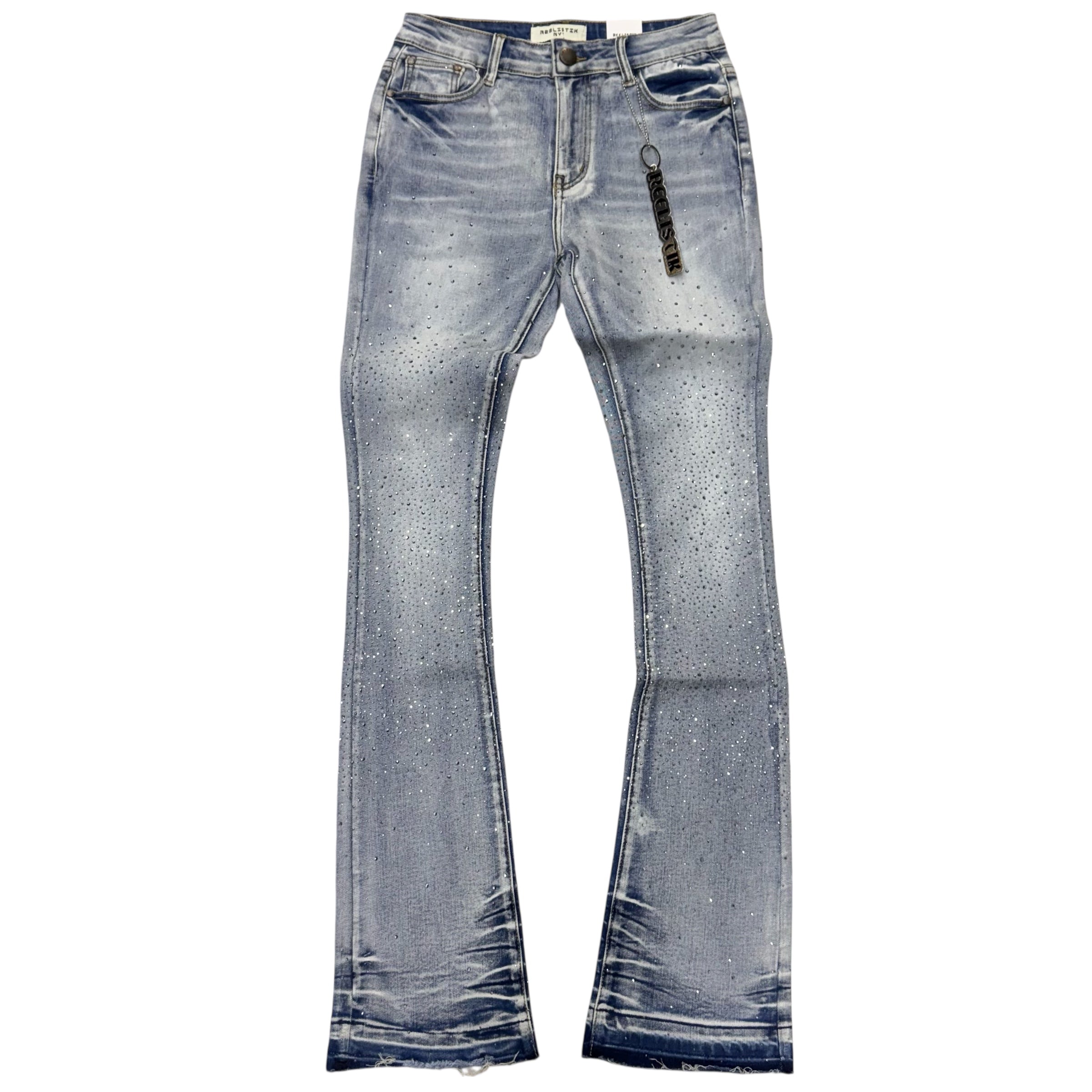 RLSTK - stacked Rhinestone Denim - L.Blue - 1202