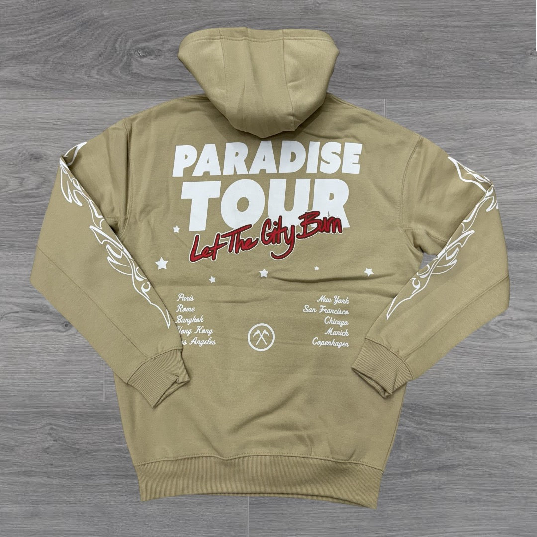 JC Stacked Paradise Tour Sweatsuit Sand 8241