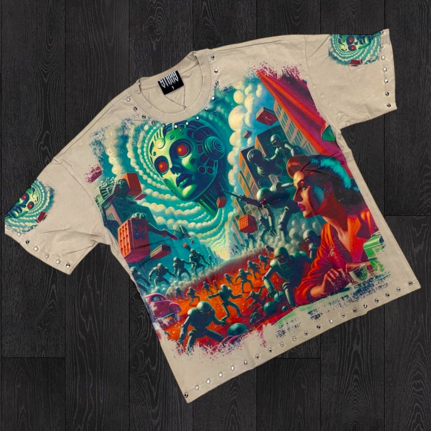 Stray - Apocalypse T-shirt - Stone - 1701