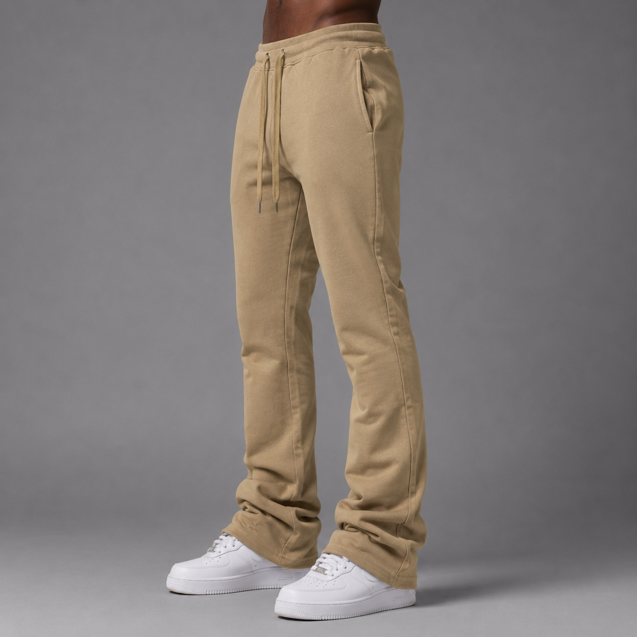 Armor - Stacked Sweat Pants - Sesame - M5690