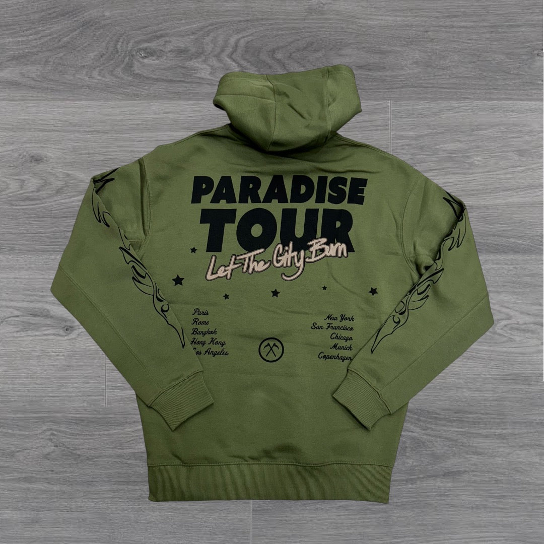 JC Stacked Paradise Tour Sweatsuit Sage 8241