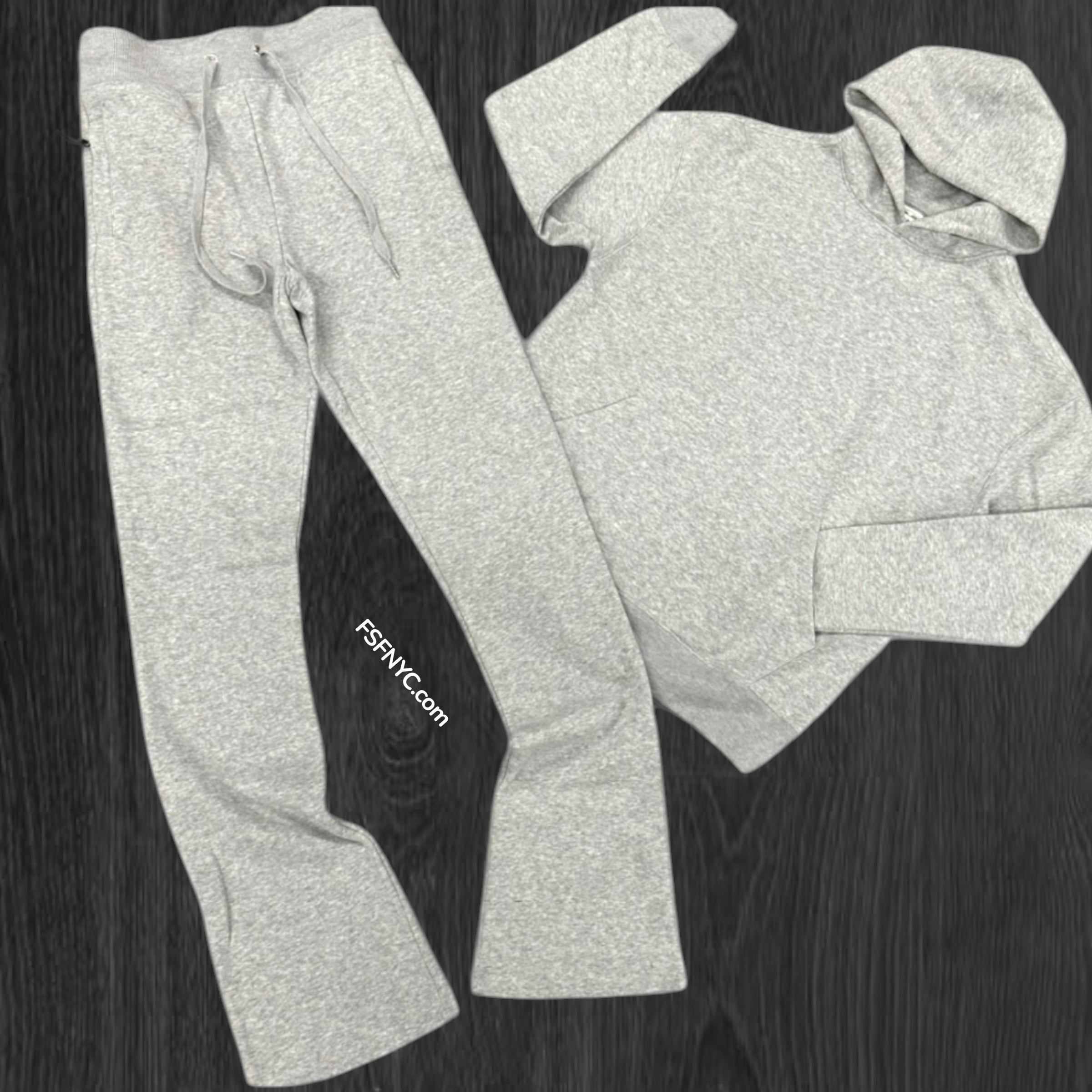 Narr - STACKED UpTown Sweat Suit - Grey - 1081