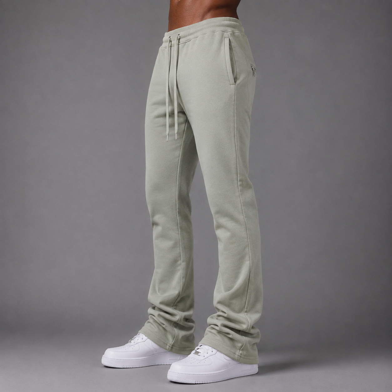Armor - Stacked Sweat Pants - Agate Gray - M5690
