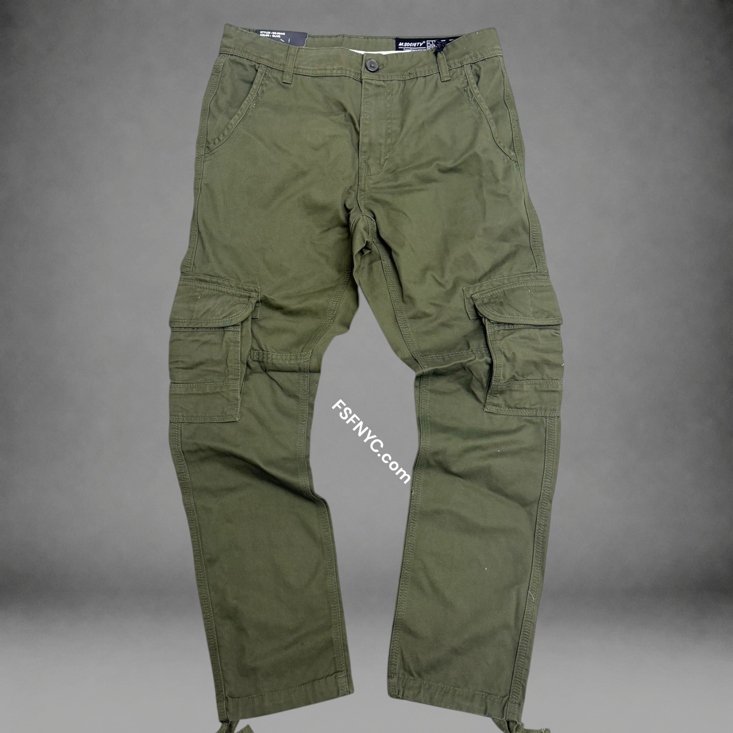 MS - Cargo Pants -  Olive - 80448
