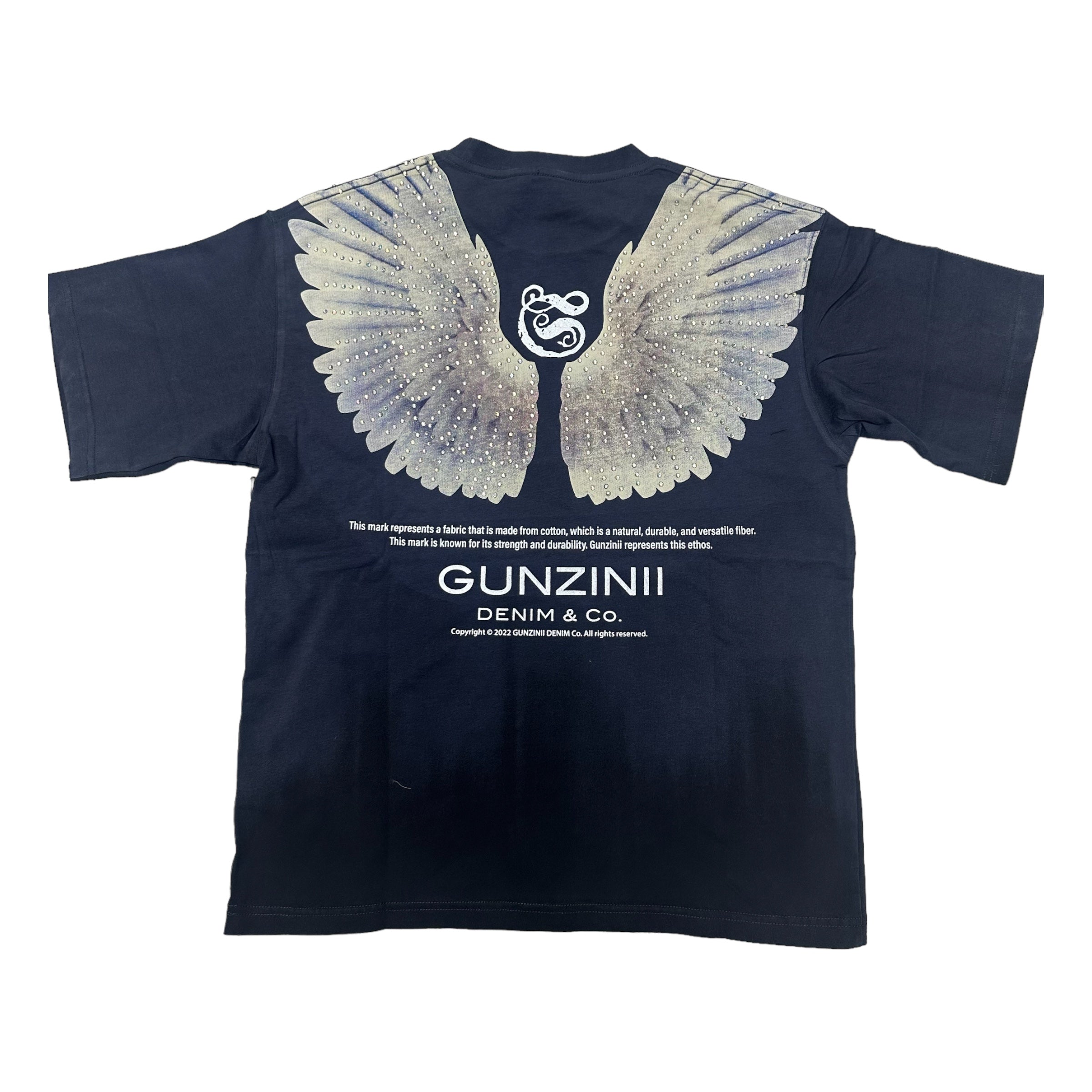 Gunzini OverSize Angel Tee vintage Black