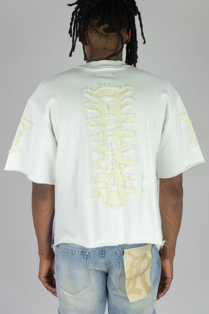 R Bone Crop Fit T-shirt White 165