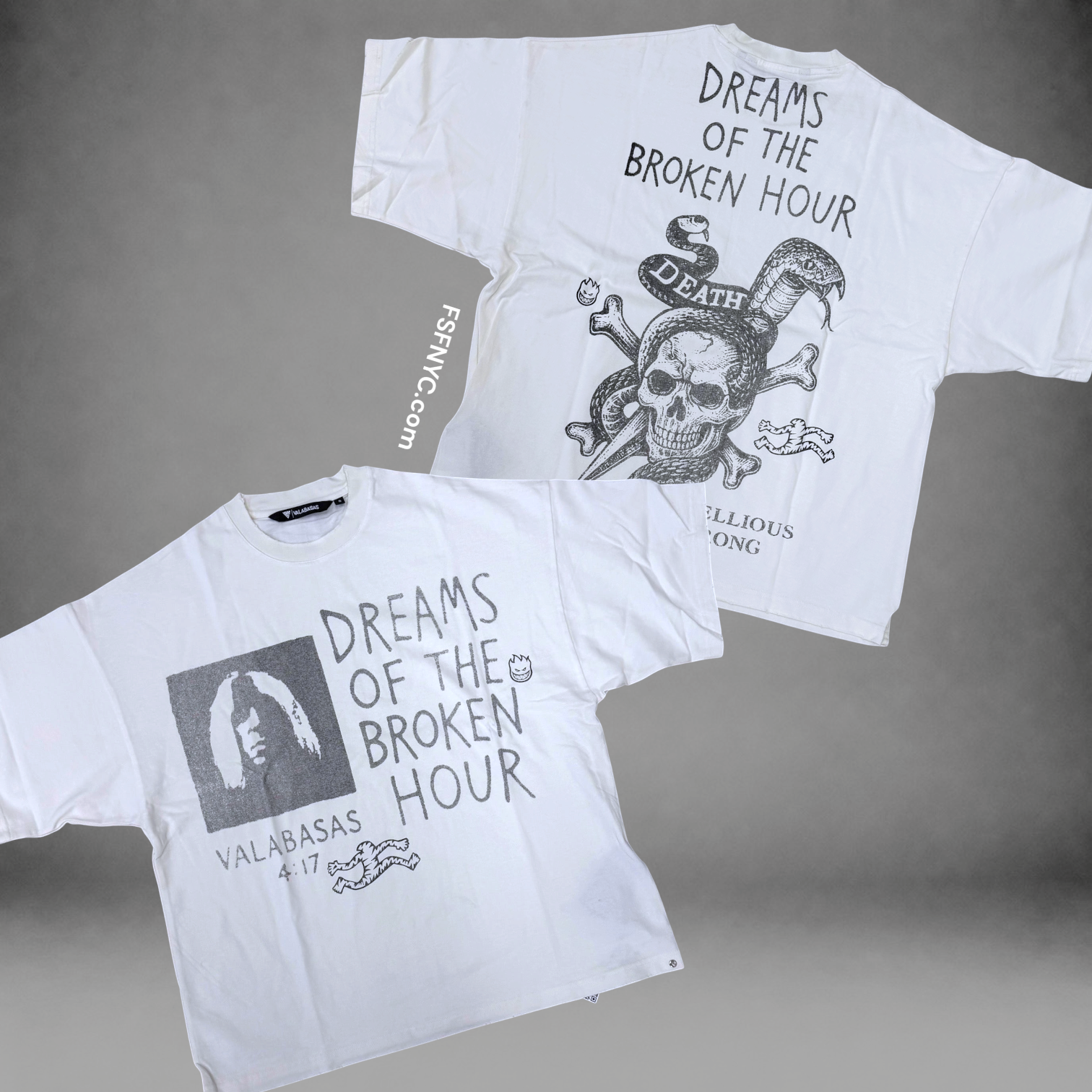 Valabasas - Darkest Hour Tee - Off White 1132
