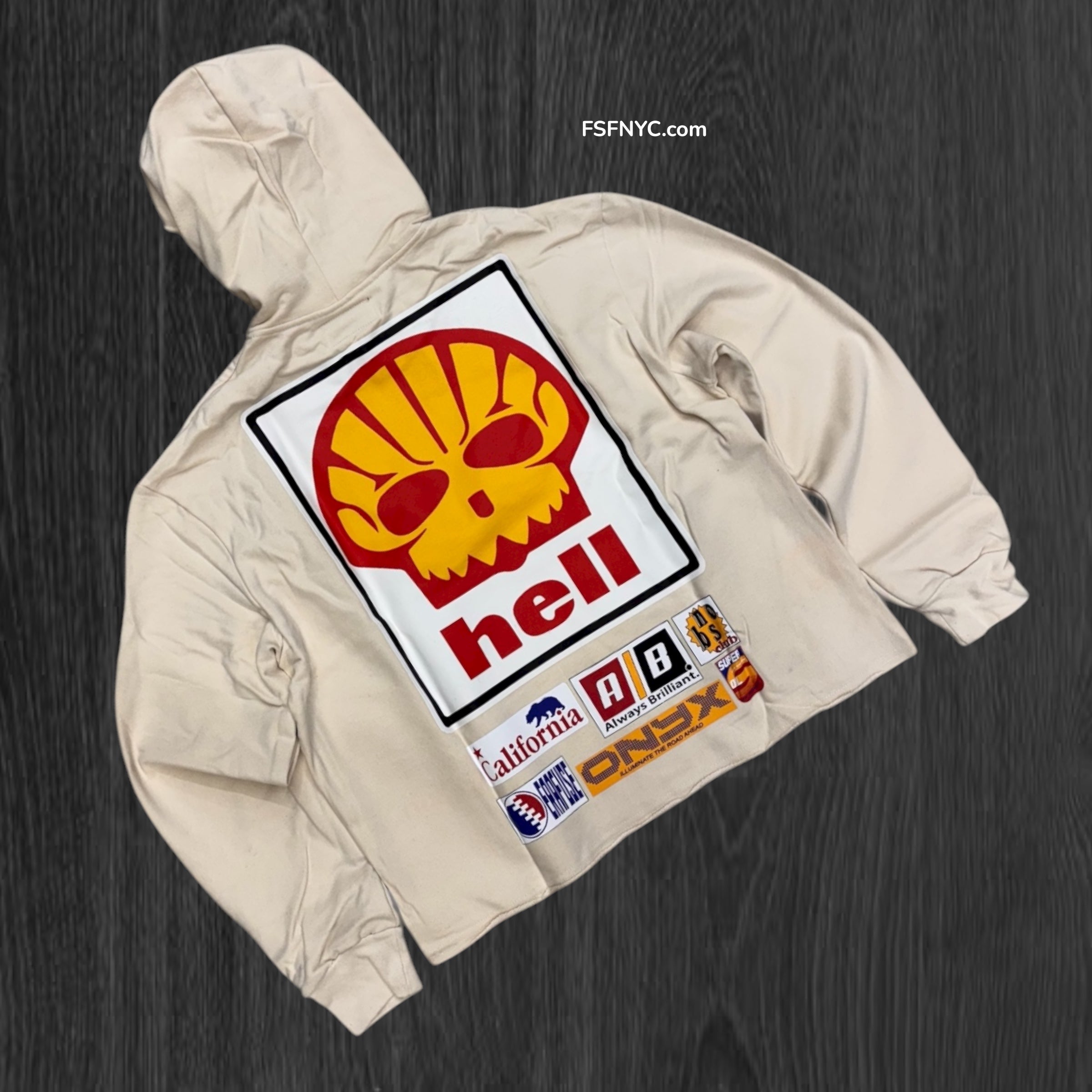 RADBOYZ - RACING FINALS Heavyweight Hoodie - CRM - 105