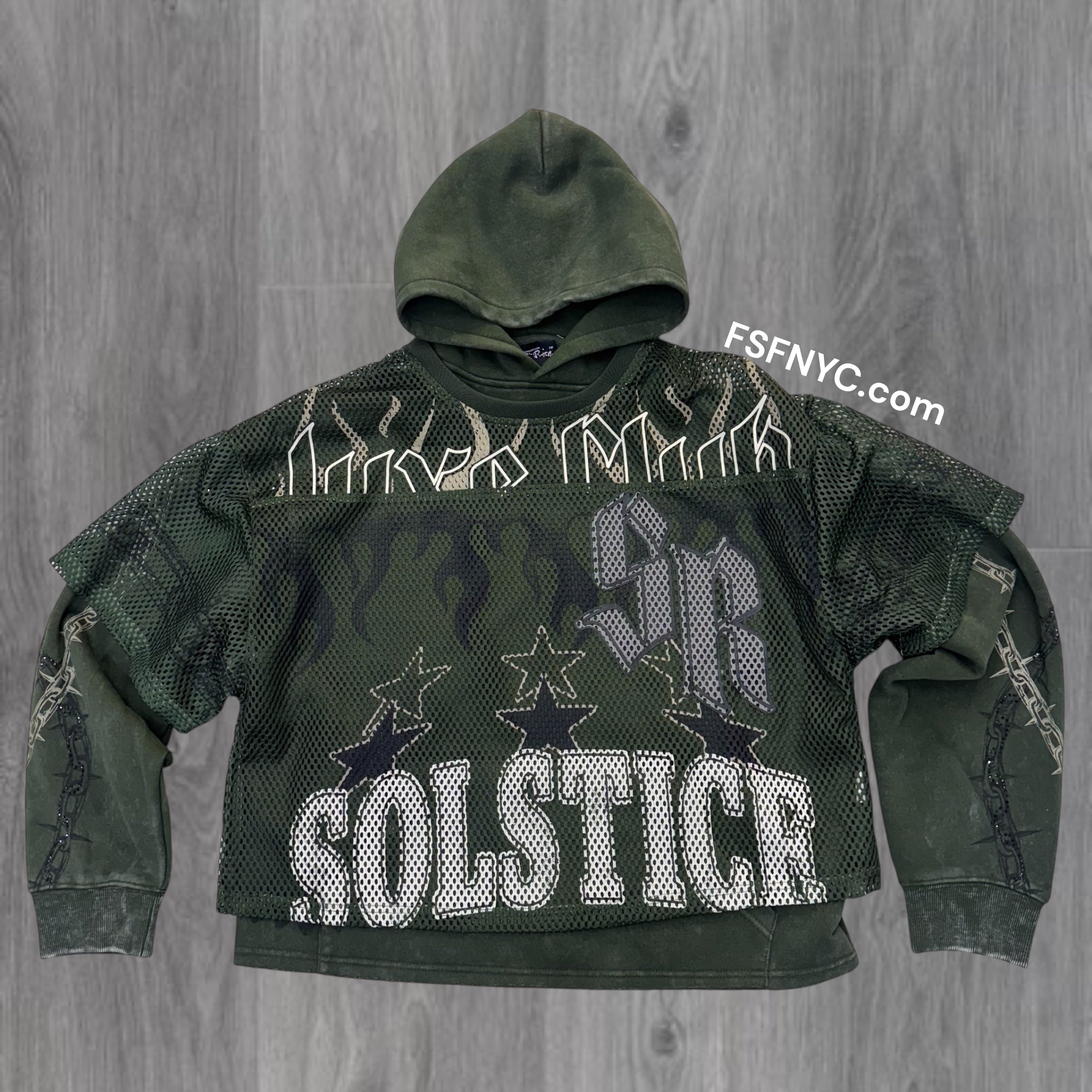 Rise - Luxe Club Hoodie - Moss - FO25674