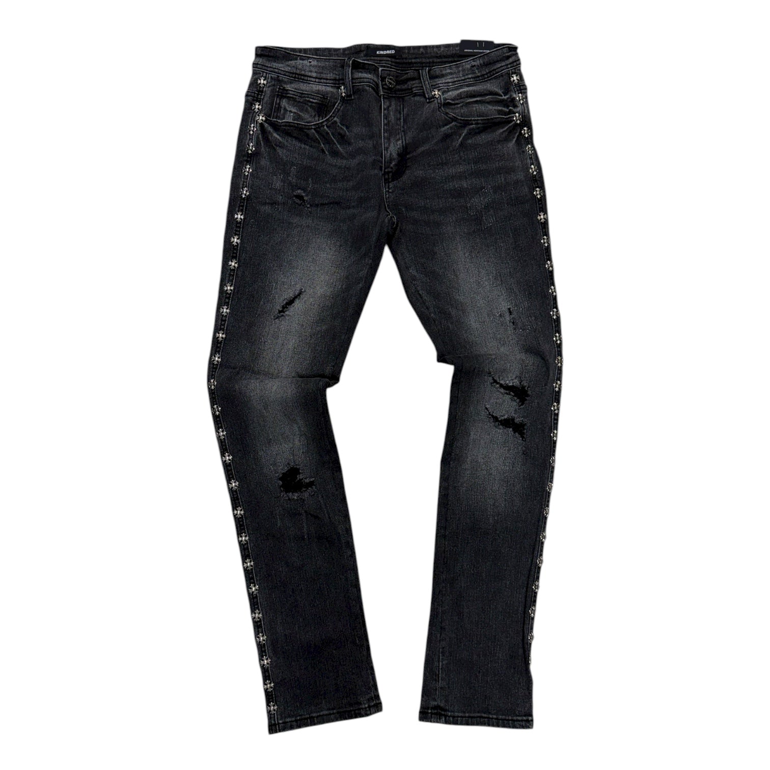 KD - Skinny Denim - Washed Black - 2232