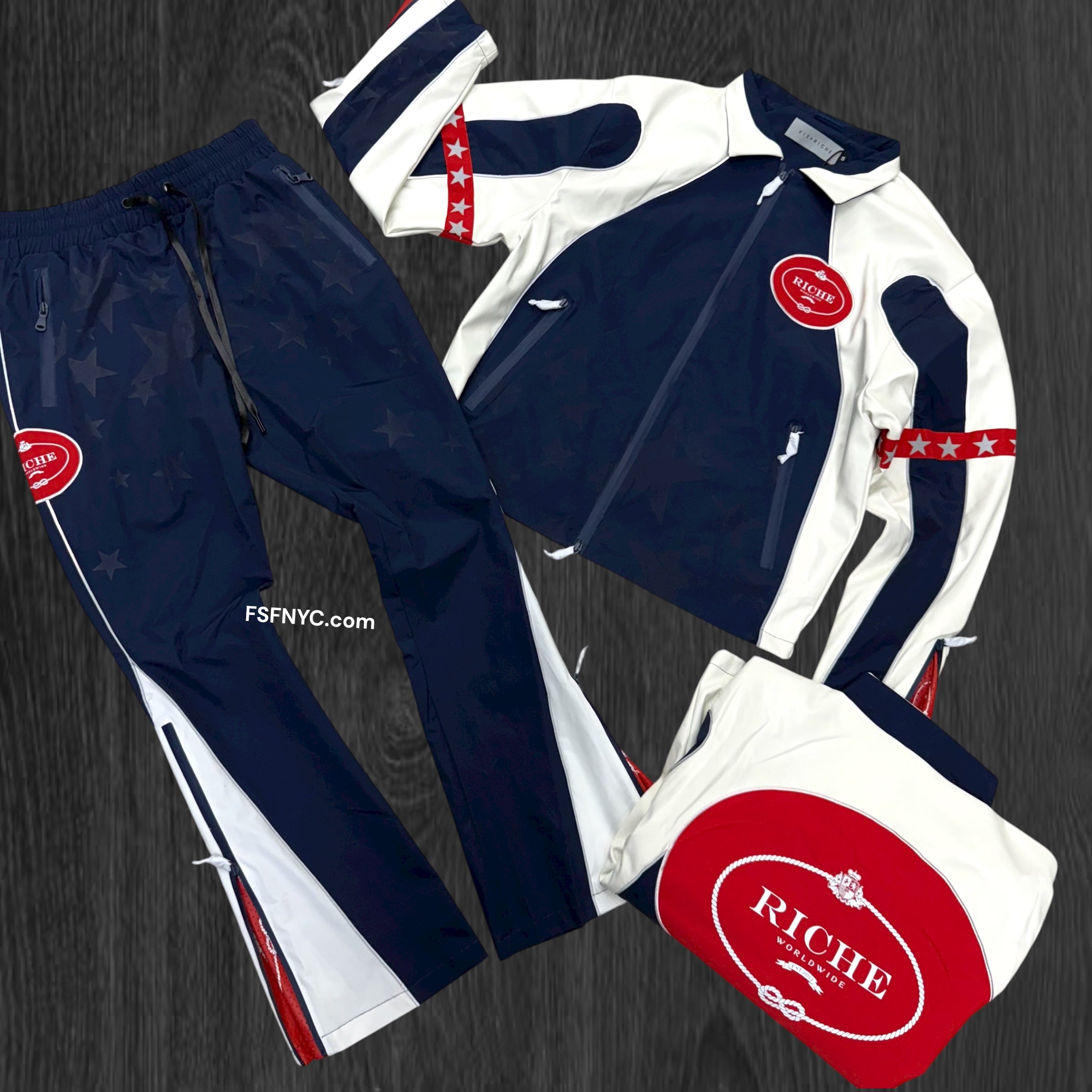 VR - Mix Media Nylon Set - Navy - 1850