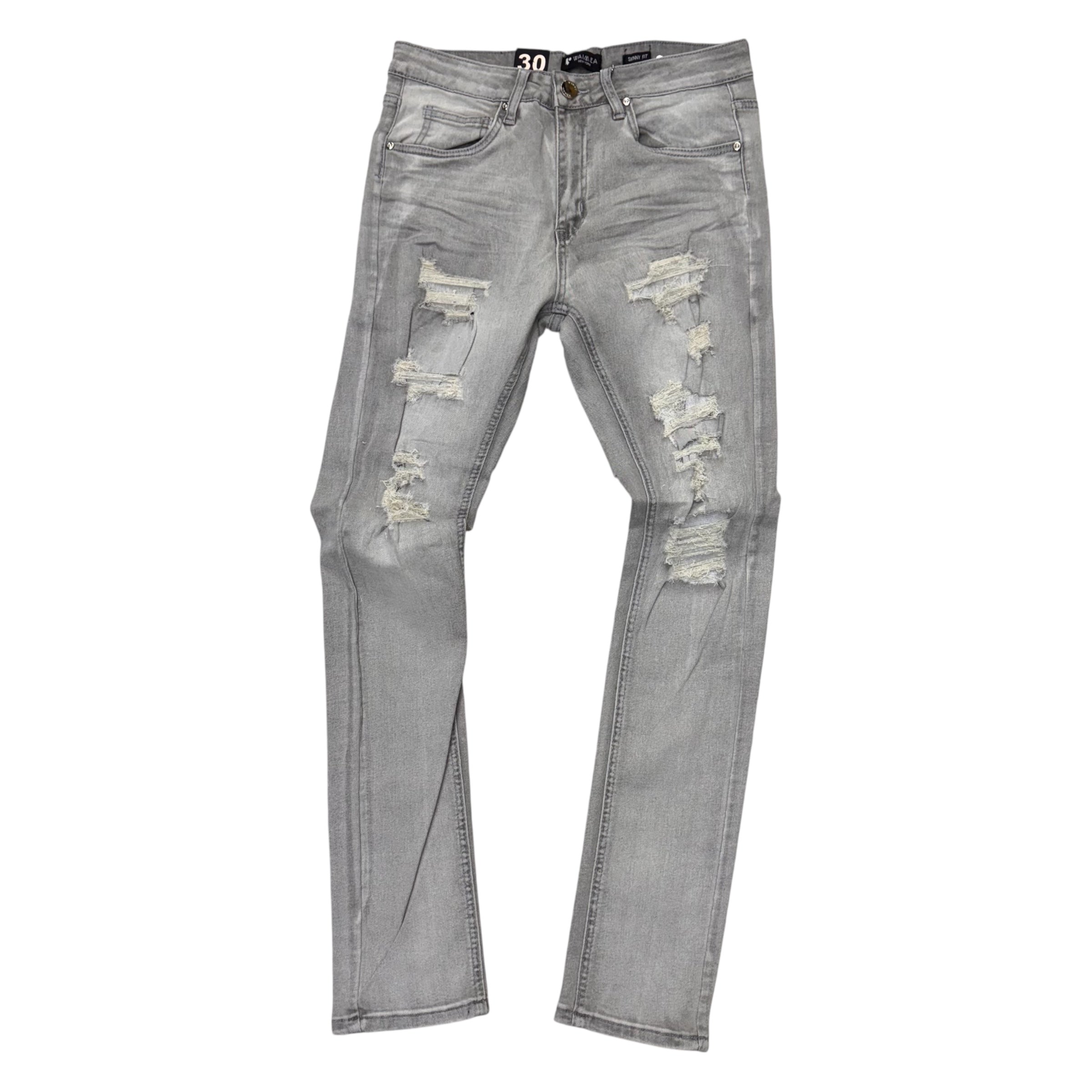 Waimea - Skinny Jeans - Grey Wash - M8498D