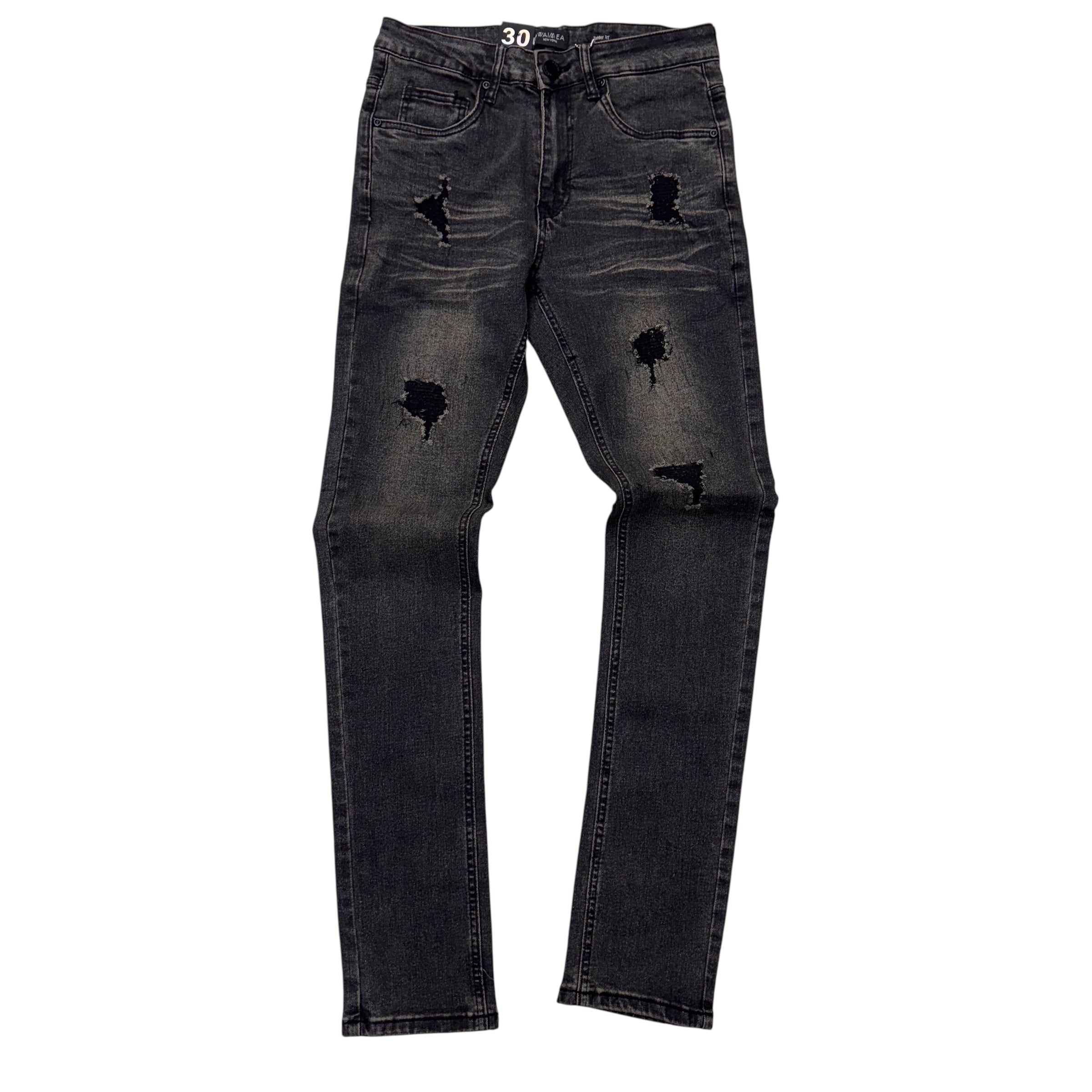 Waimea - Skinny Jeans - Black Wash - M8500D
