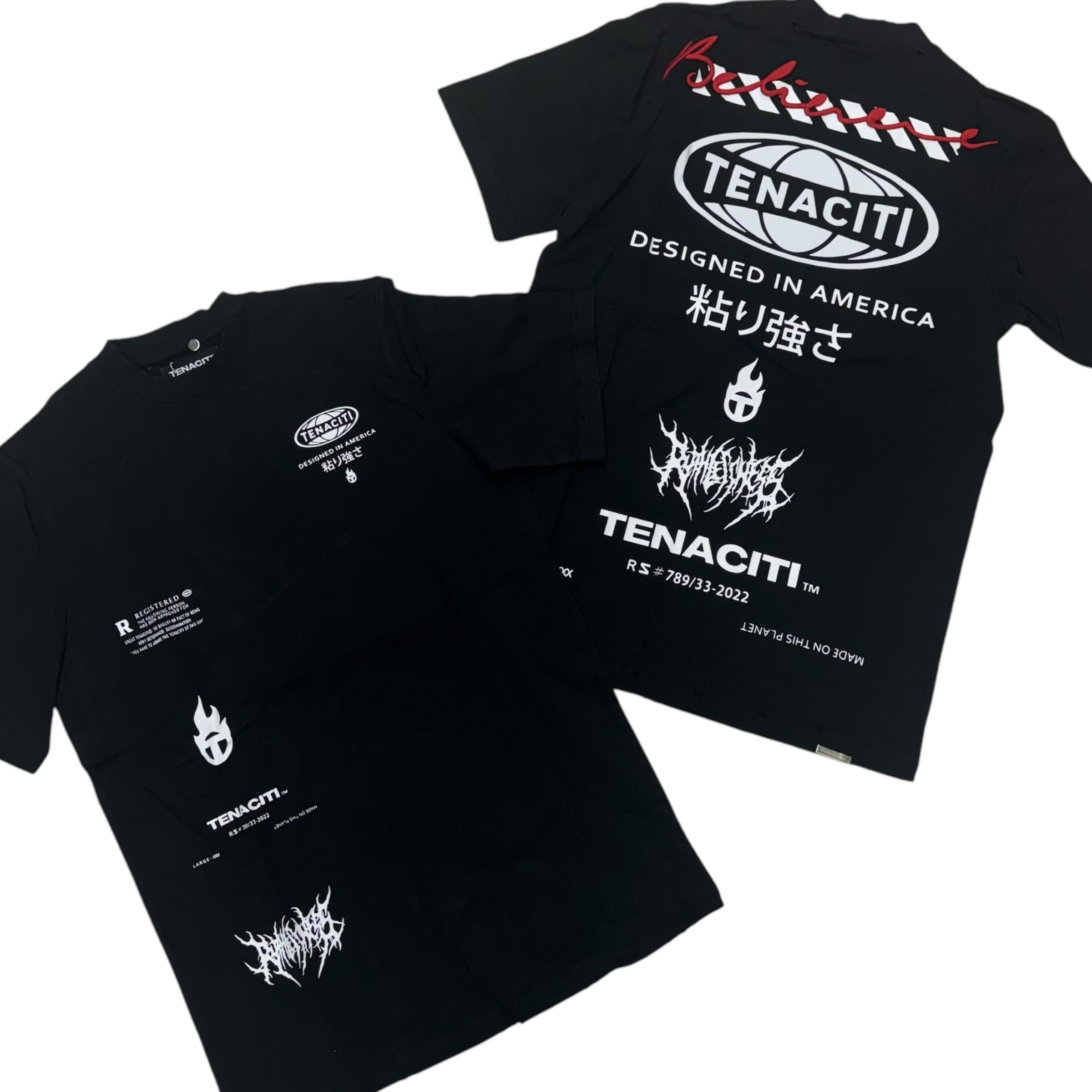 Tenaciti T-shirt Black 1025