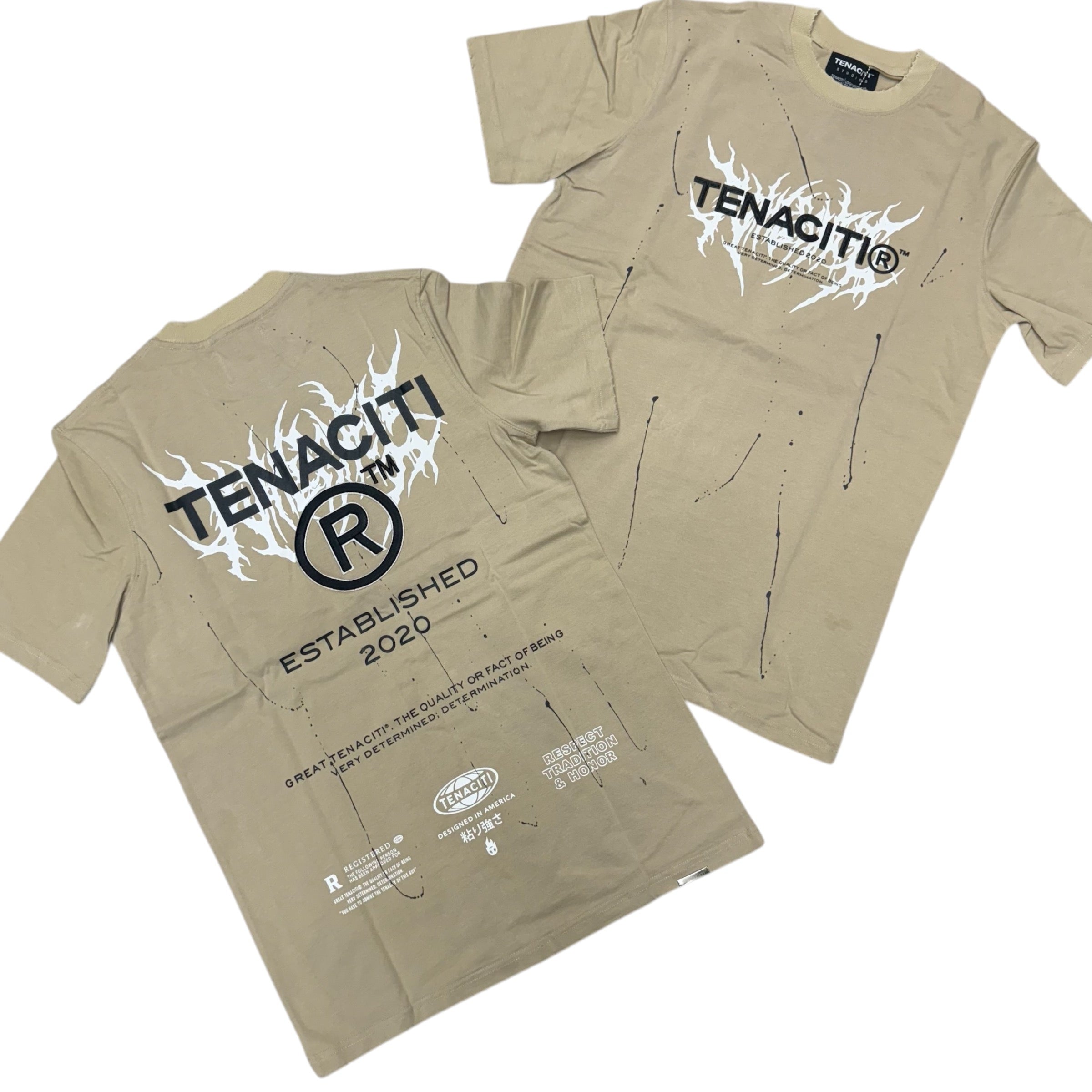 Tenaciti T-shirt Khaki 1040