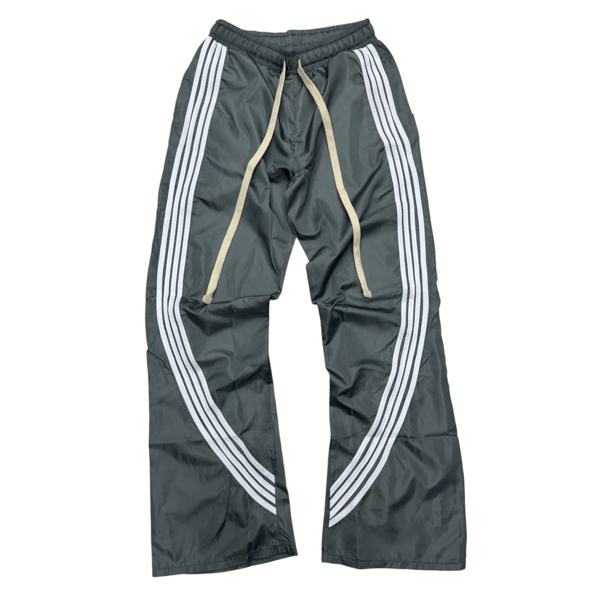 Narr stacked Nylon Pants Charcoal White (fit Slim, go up 1