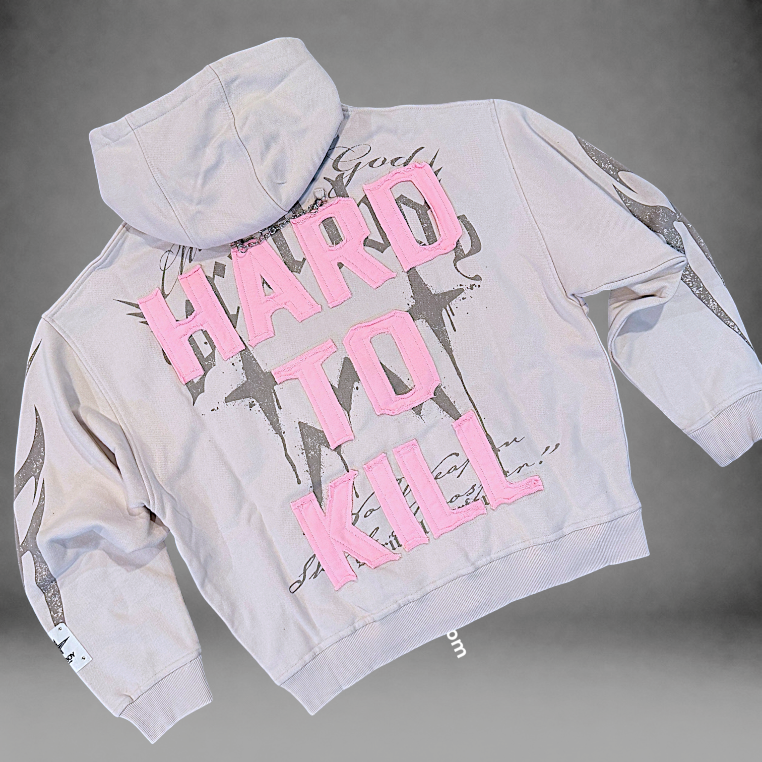 WrathBoy - Hard To Kill Zip Hoodie - Light Grey - 618