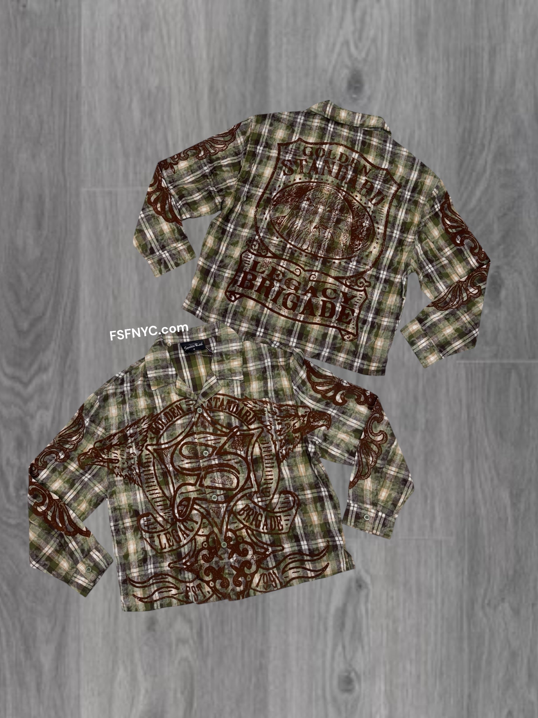 Rise Brigade Flannel Epidote Wh25694