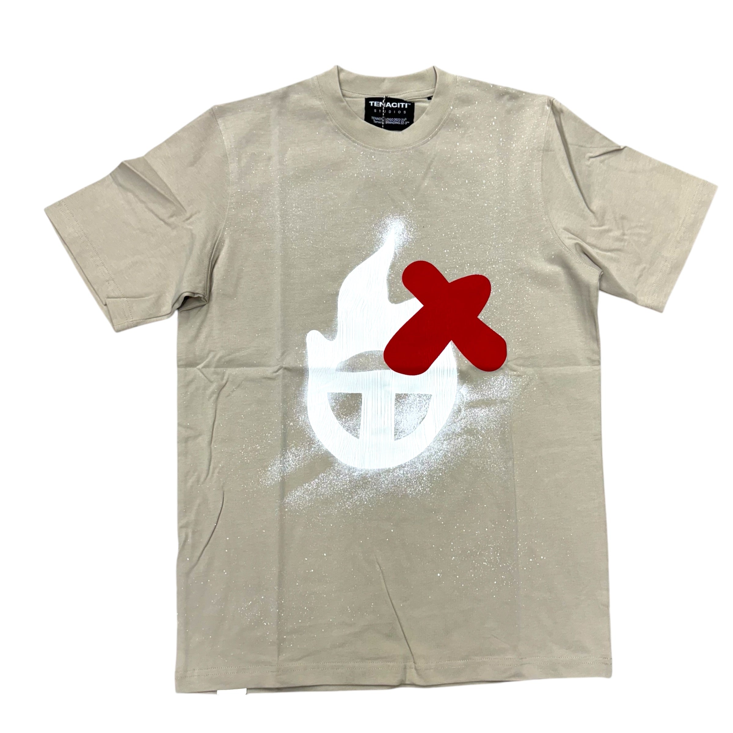 Tenaciti  spray T-shirt Biege 1036